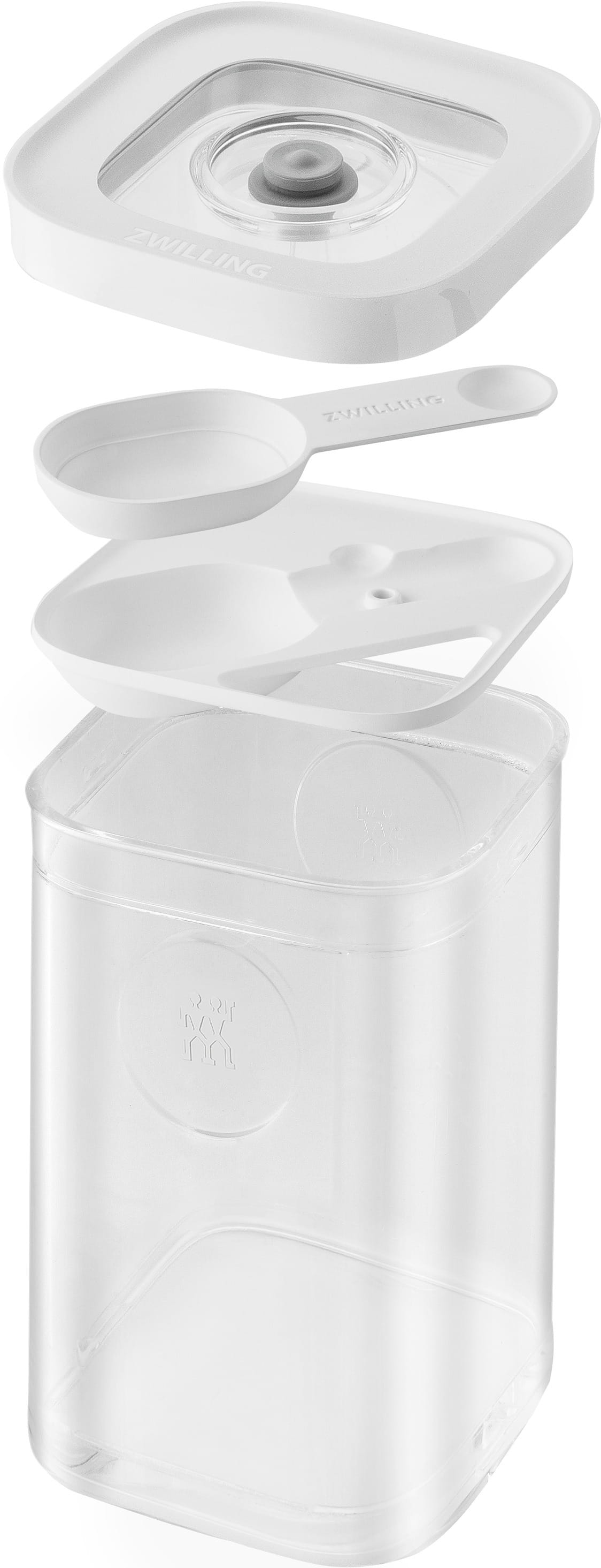 Zwilling Fresh & Save Cube Vakuum Starterset S 6-tlg. Kunststoff Transparent-Weiß