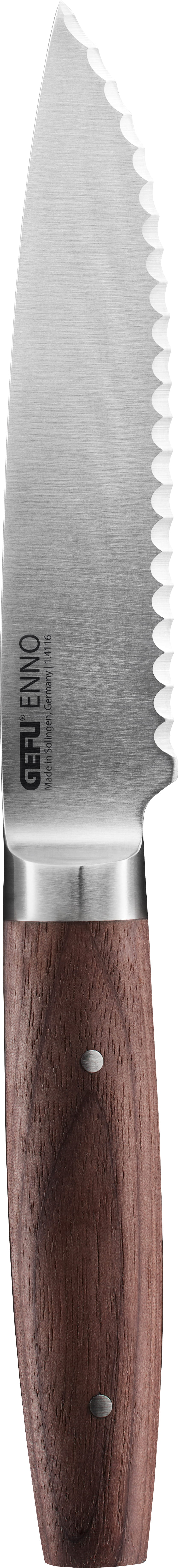 GEFU ENNO Universalmesser, 11,5 cm Wellenschliff