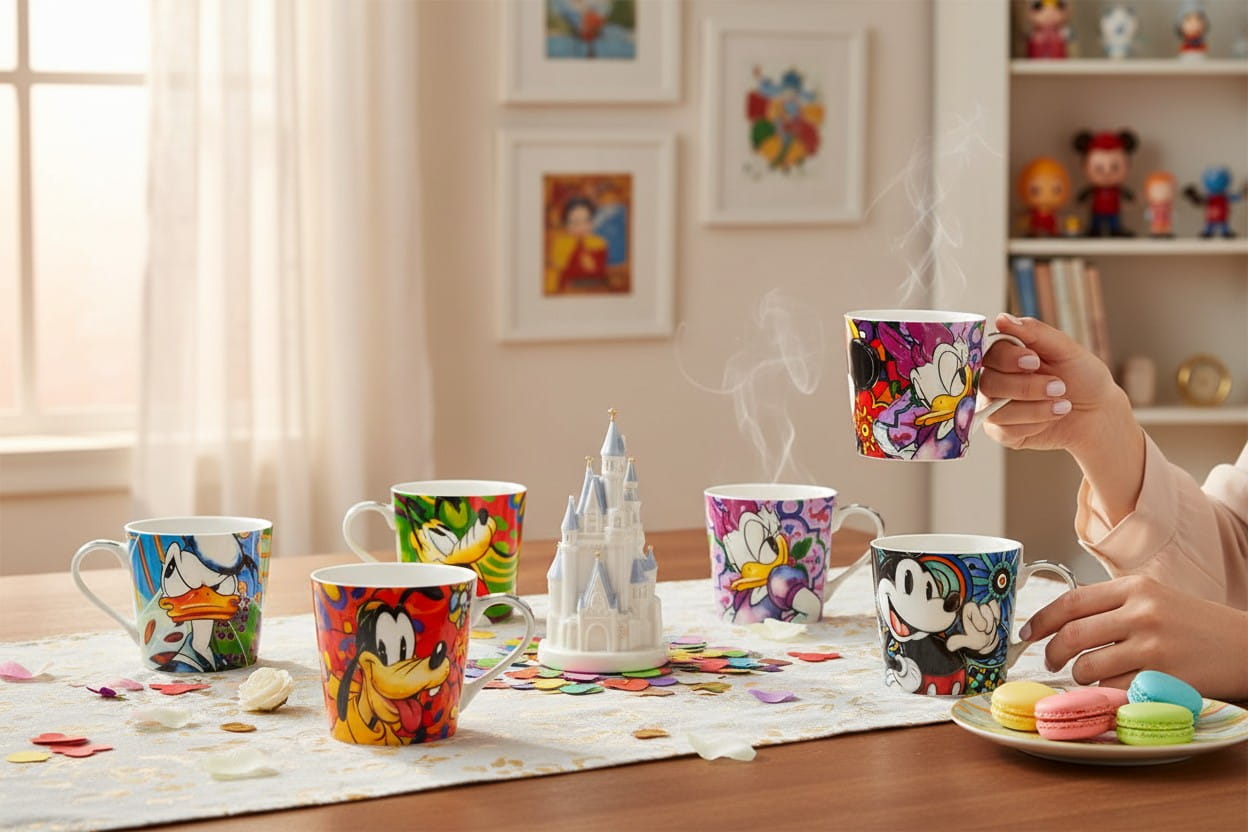 Gilde Disney Porzellan Becher forever & ever - 430 ml Lifestylefoto