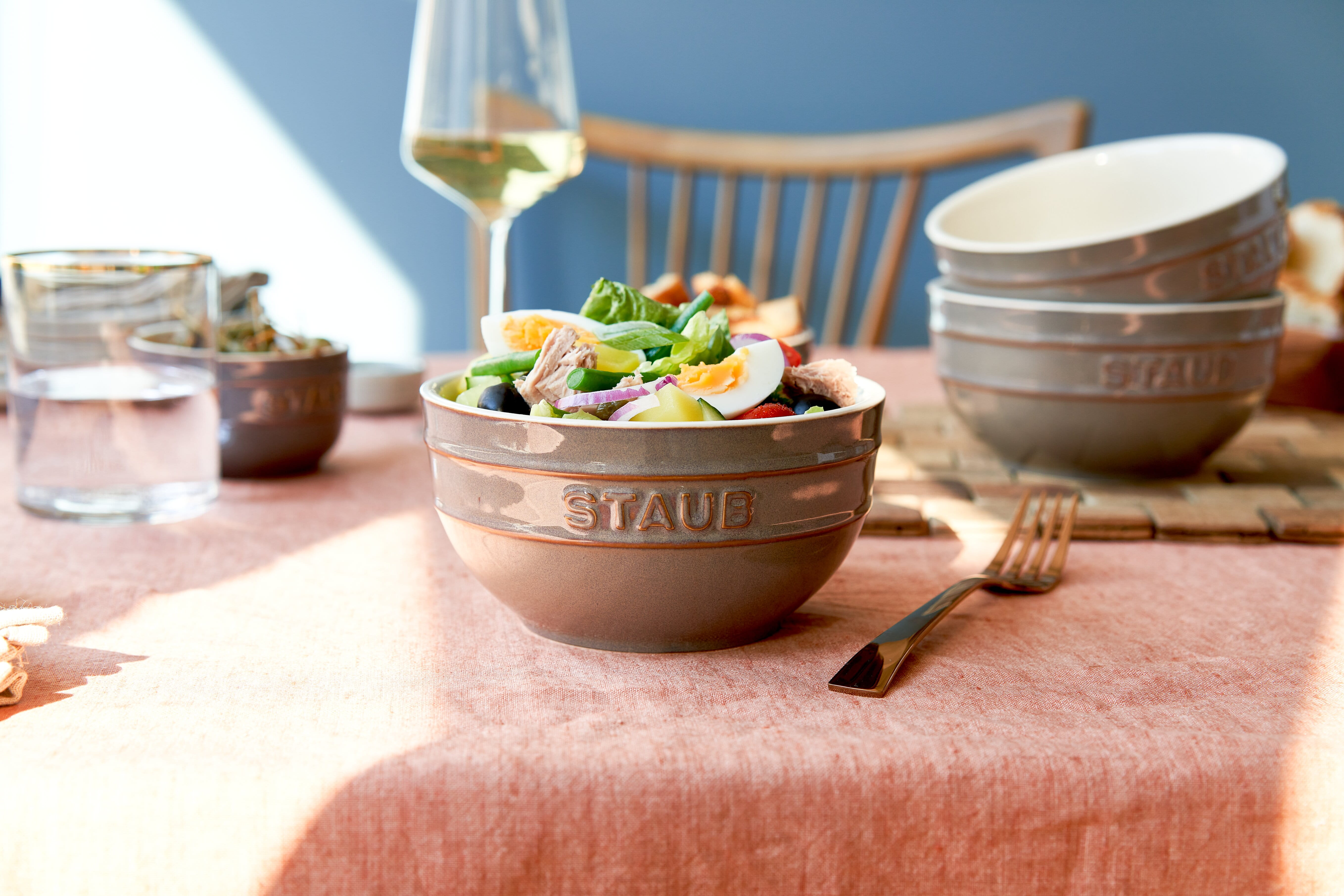Staub Keramik Schüssel 14cm, ancient grey