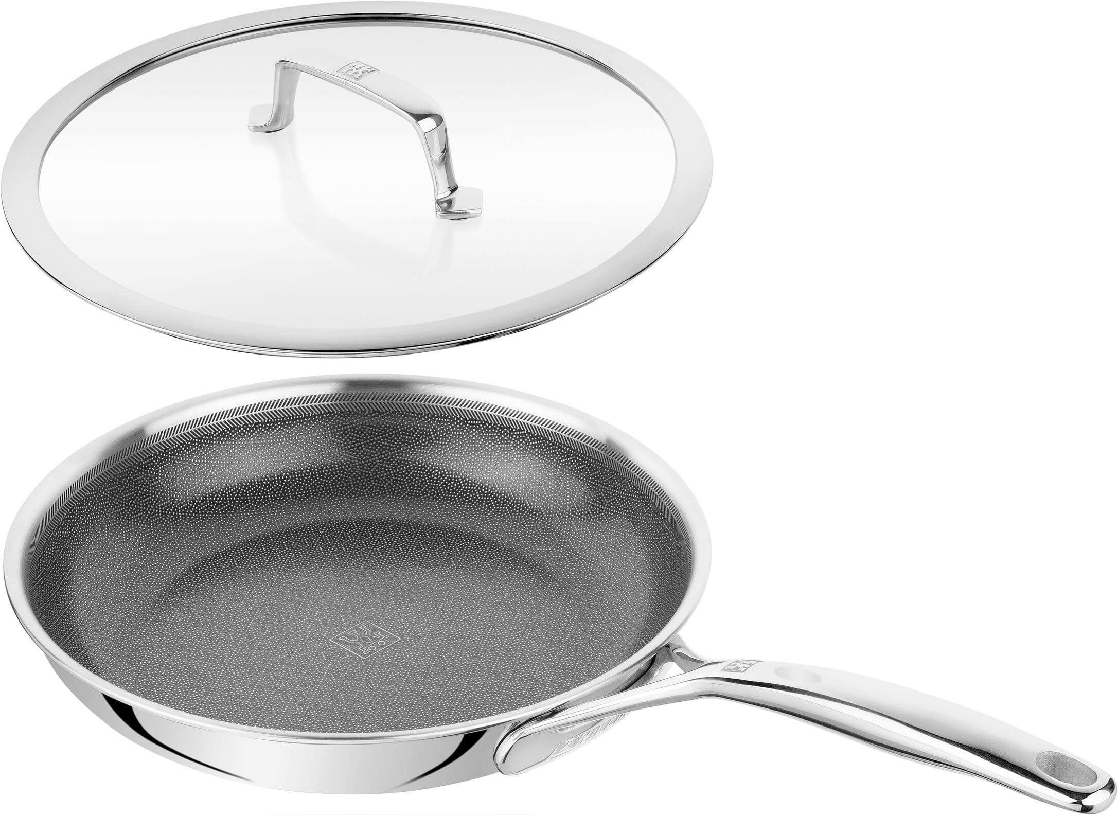 ZWILLING Peak Bratpfanne & Deckel 26cm - 18/10 Edelstahl & Keramische Antihaft-Beschichtung