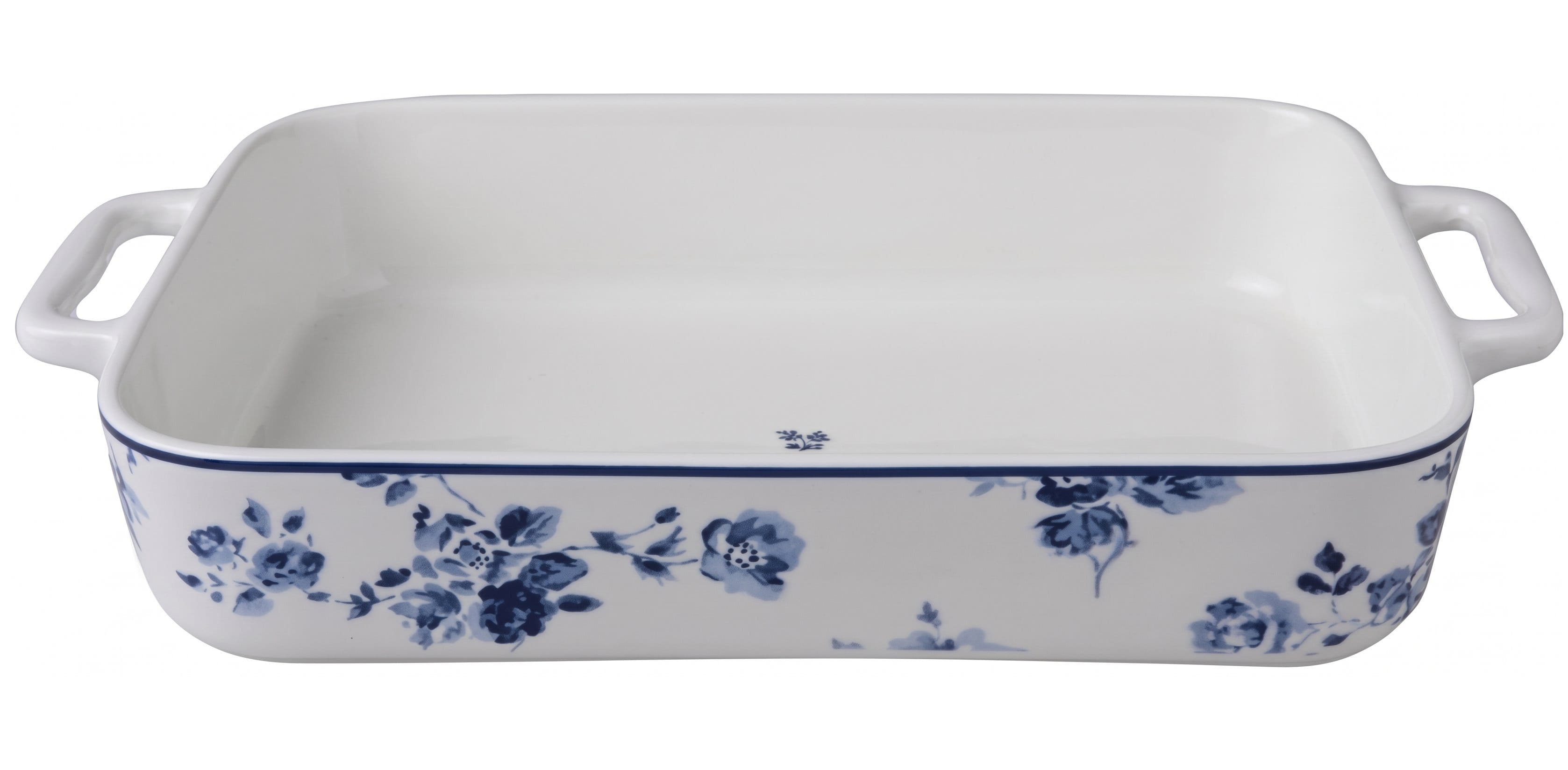 Laura Ashley Blueprint Porzellan Auflaufform Ofenschale 32 x 22,5 cm China Rose