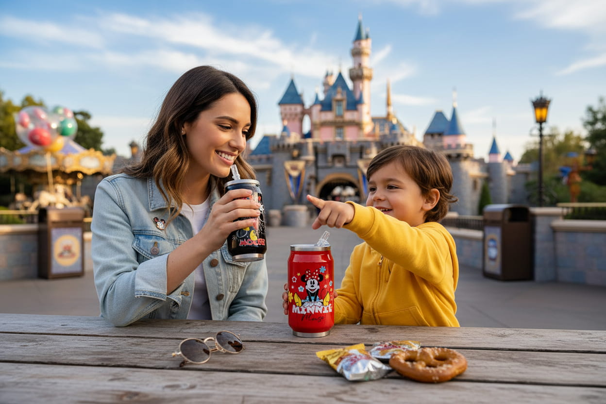 Gilde Disney Edelstahl Thermosflasche / Getränkedose "Minnie"