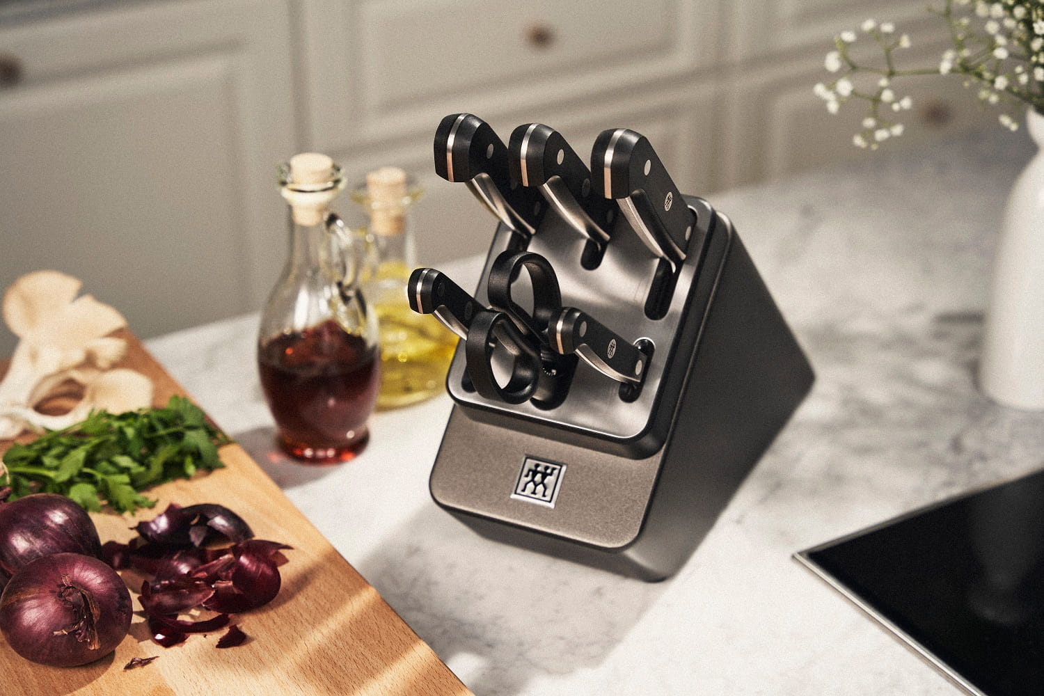 Zwilling Gourmet Sharp Block Messerblock 7-tlg., Grau