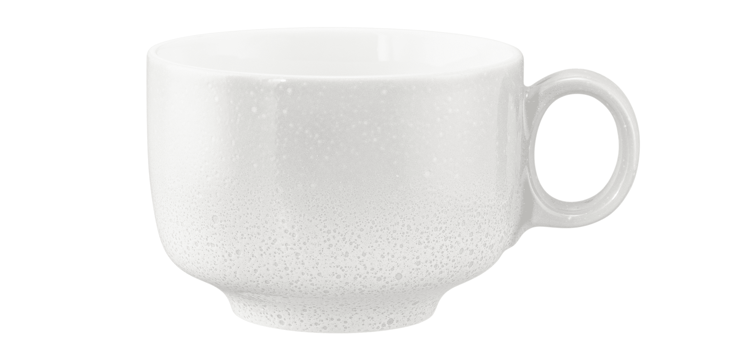 Seltmann Porzellan Sento Home Aura white Milchkaffeeobertasse 0,35 l mit Henkel