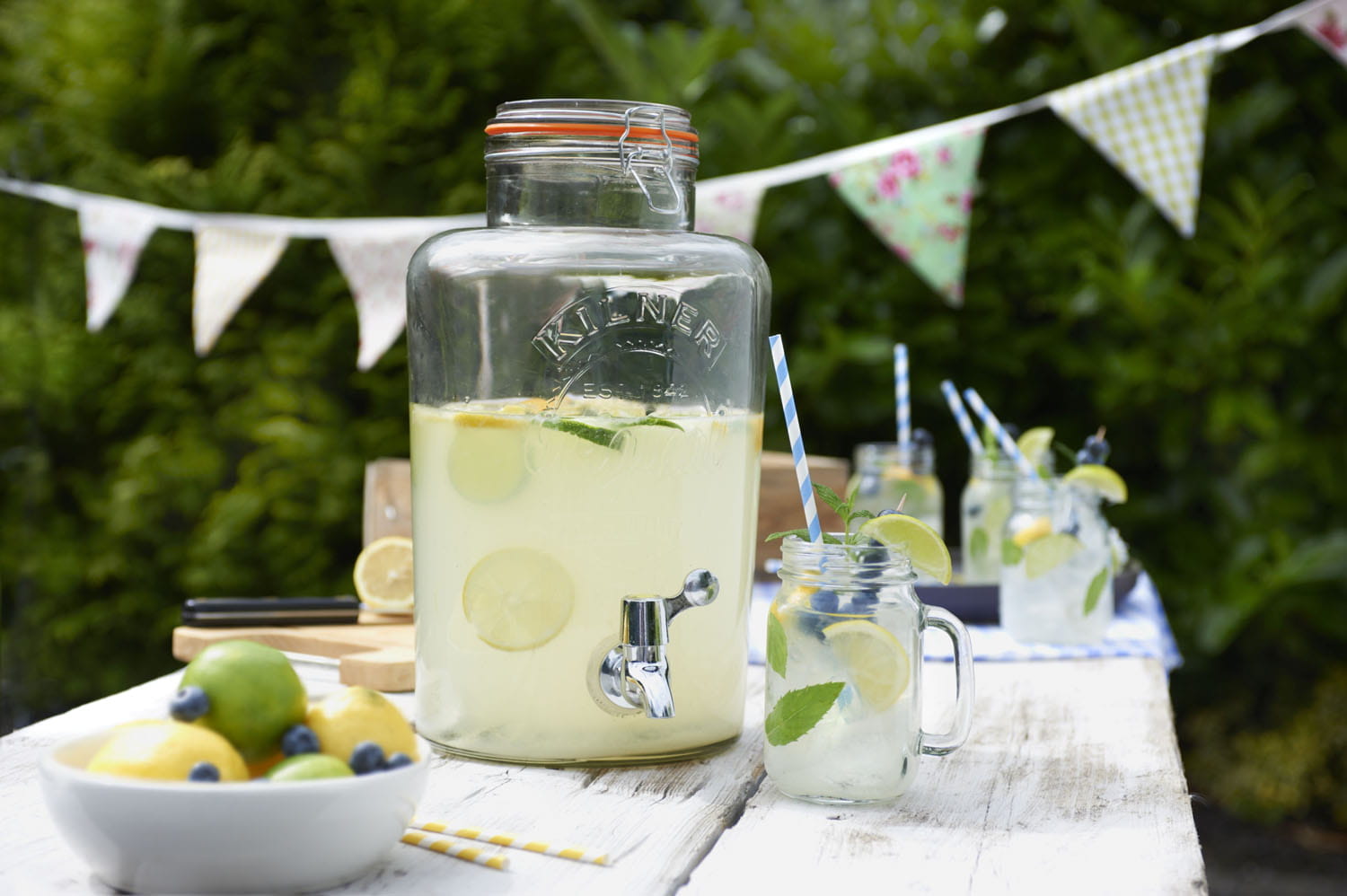 Kilner ROUND Bügelverschluss Getränkespender, 8 Liter