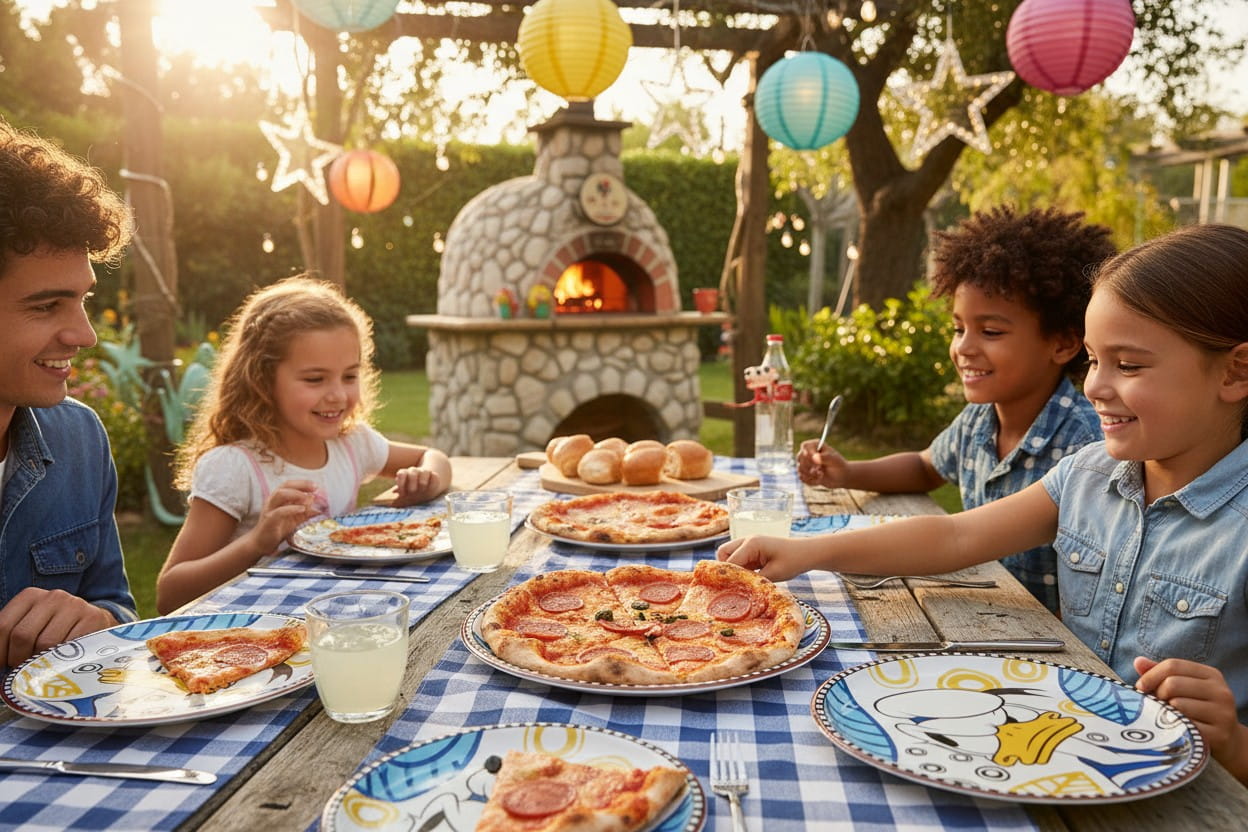 Gilde Disney Porzellan Pizzateller forever & ever - Ø 31 cm Lifestylefoto