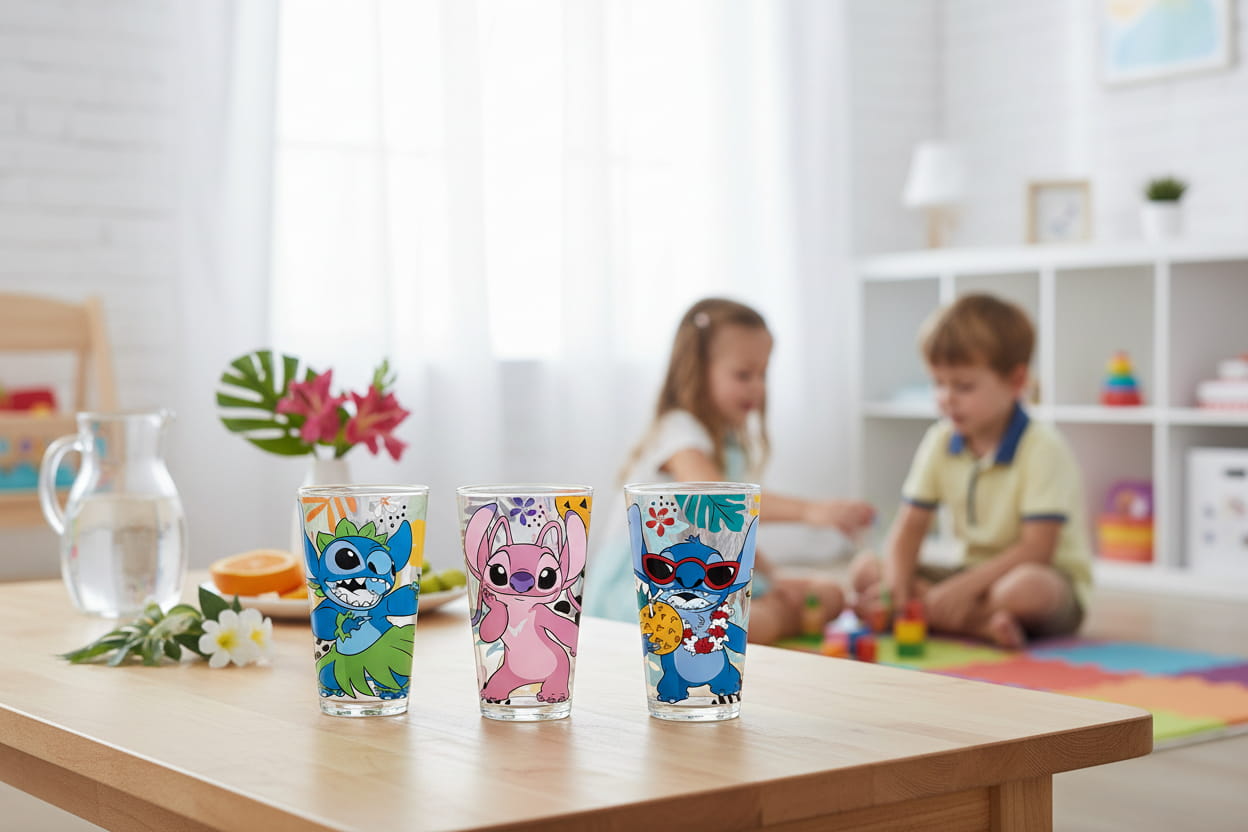Gilde Disney Trinkgläser "Stitch & Angel"