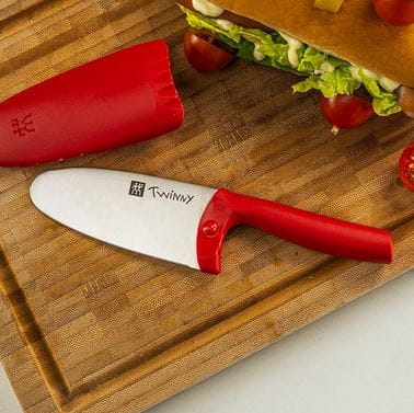 ZWILLING TWINNY Kinderkochmesser 10 cm Rot