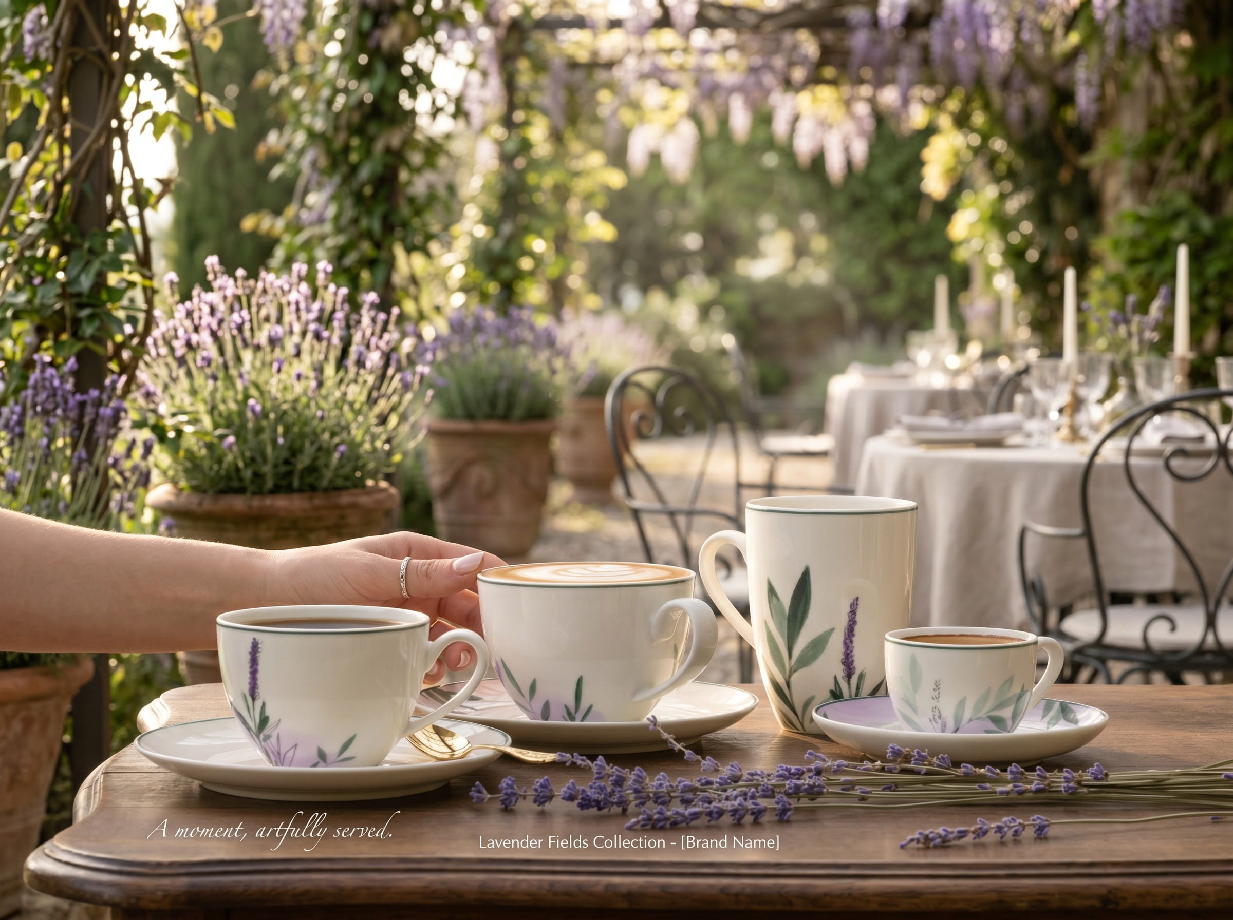 Seltmann Porzellan Savona Provence Lifestylefoto