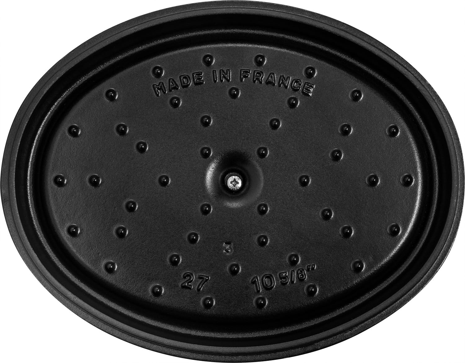Staub Cocotte Bräter Gusseisen oval 23 cm Basilikum-Grün