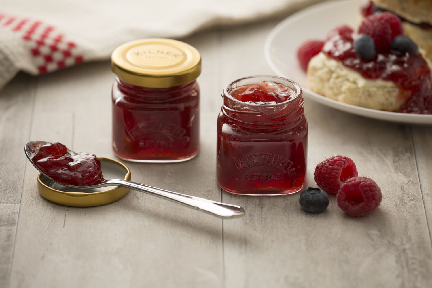 Kilner 4 Mini Marmeladengläser im Set á 55 ml