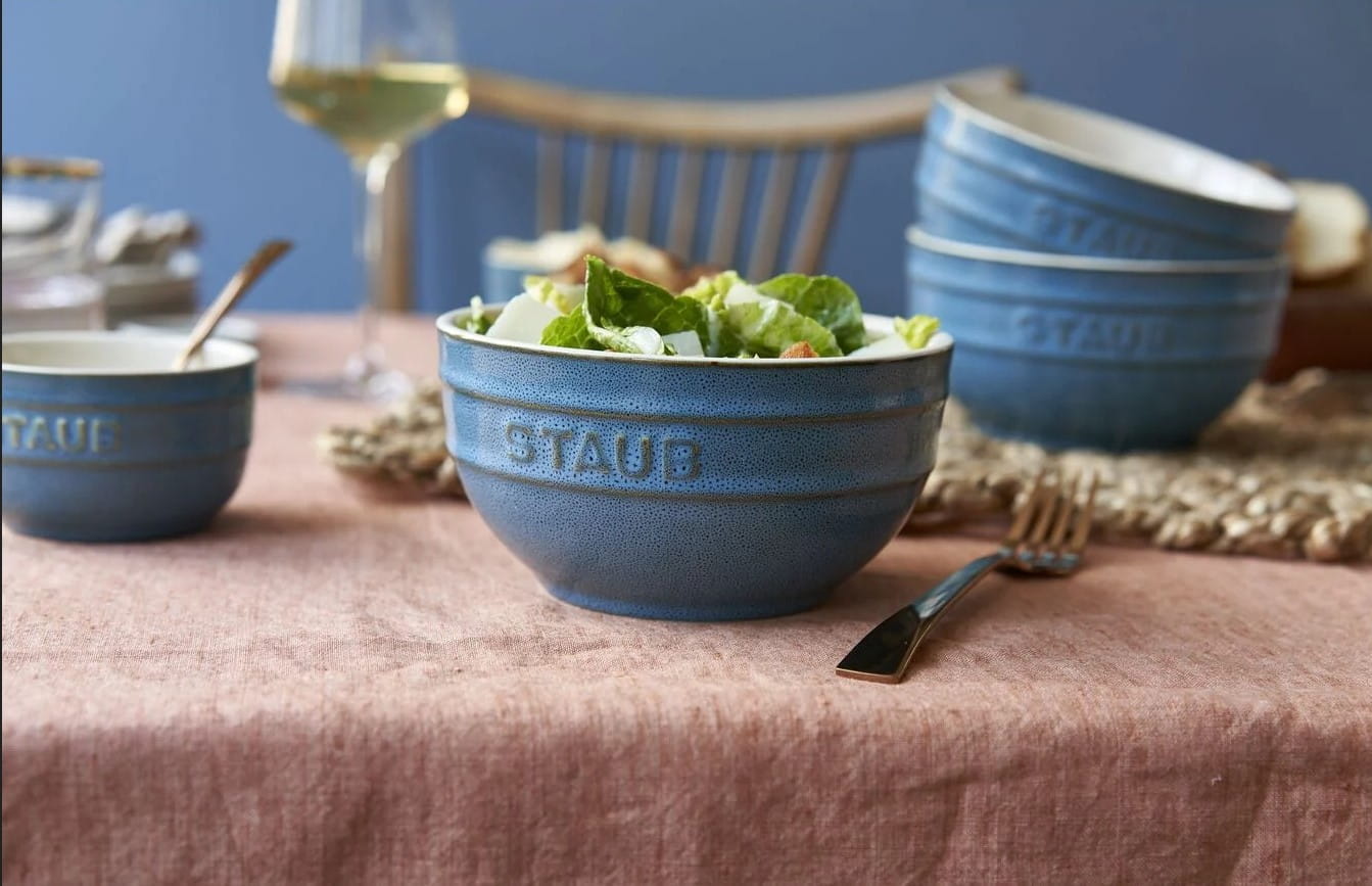 Staub Keramik Schüsselset, 4-teilig Ø 14 cm Antiktürkis