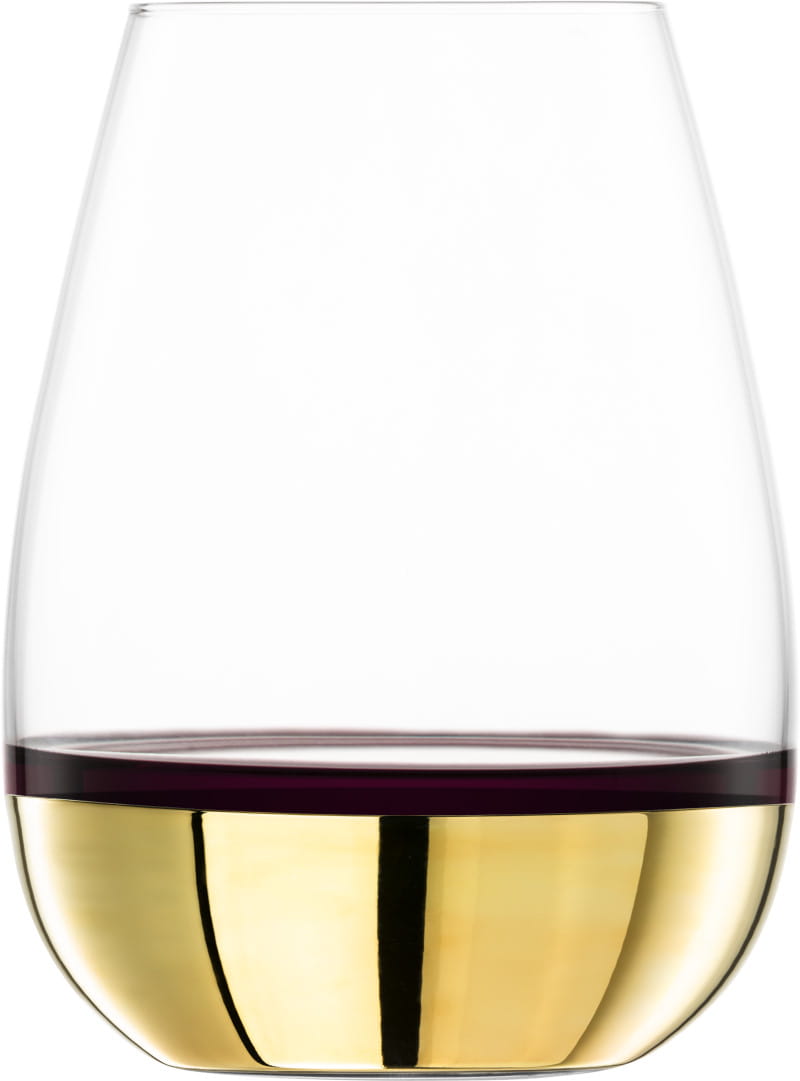 Eisch Glas Elevate 2 Allround/Wein-Becher Rotwein 500/9 Gold in Geschenkröhre