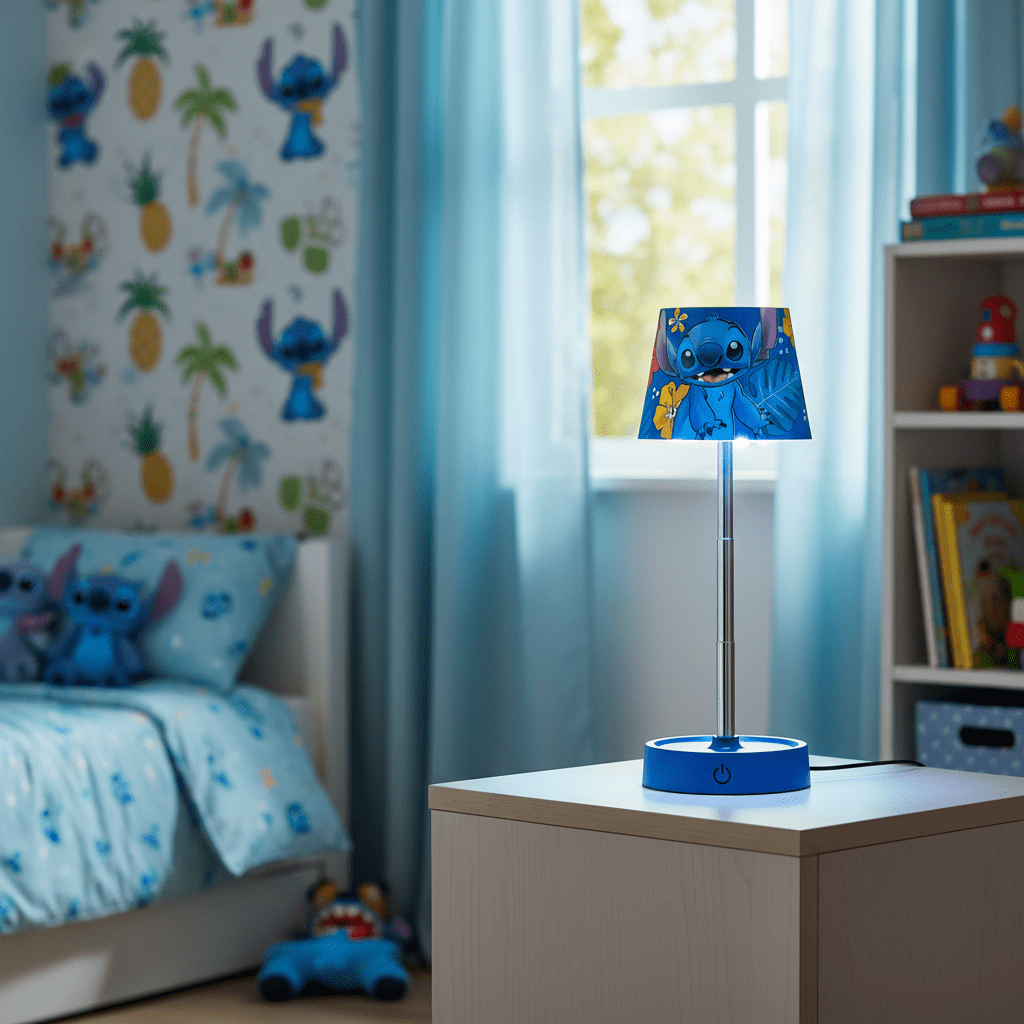 Gilde Disney Tischleuchte (LED) rund „Stitch“