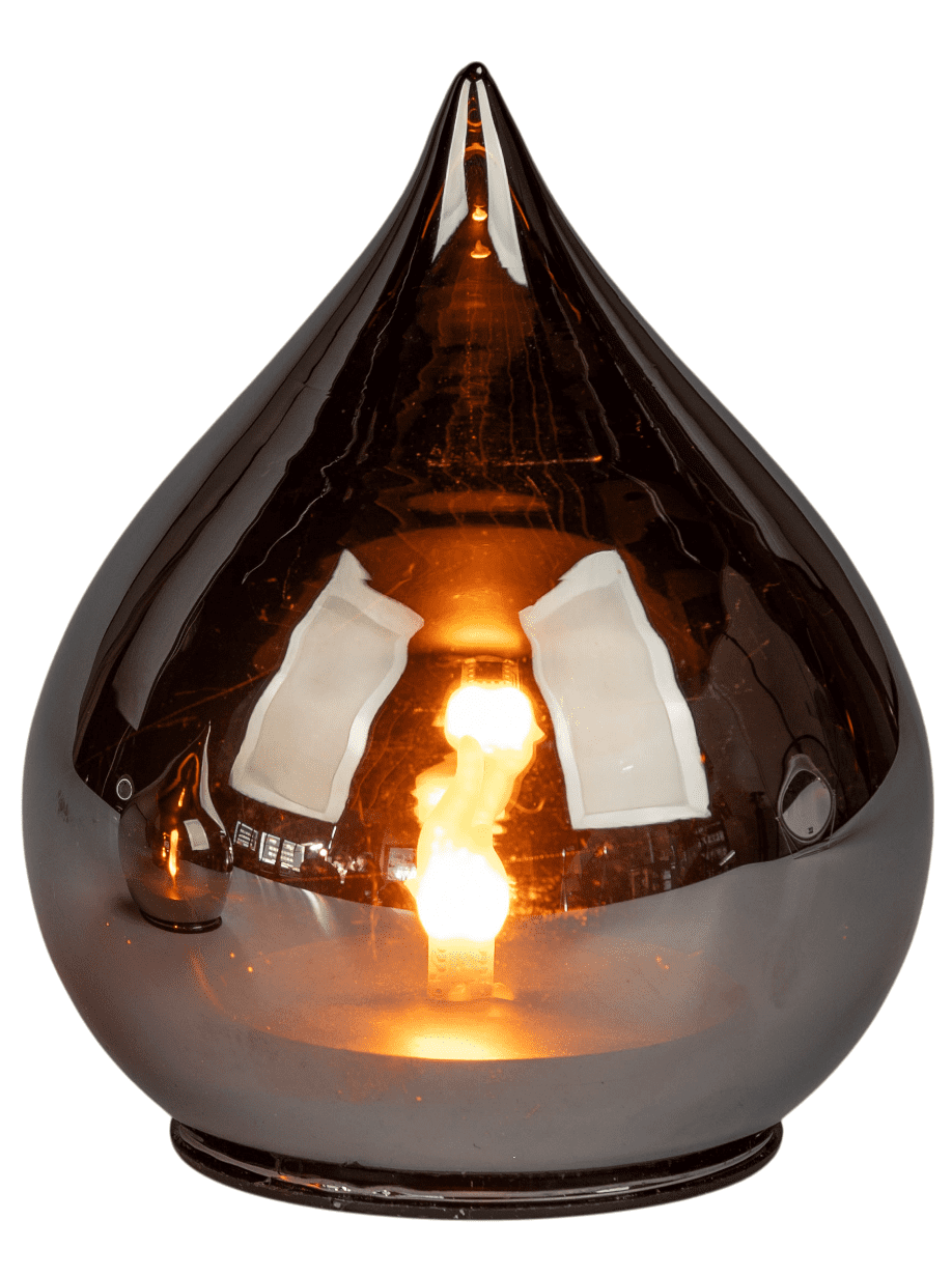 formano Tropfen 15 cm Magic Flame mit LED-Licht & Timer