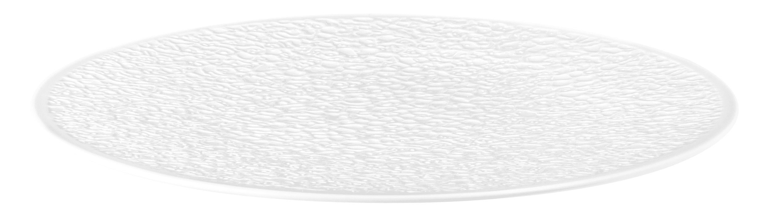 Seltmann Porzellan Nori Weiß Platzteller Vollrelief rund 33 cm