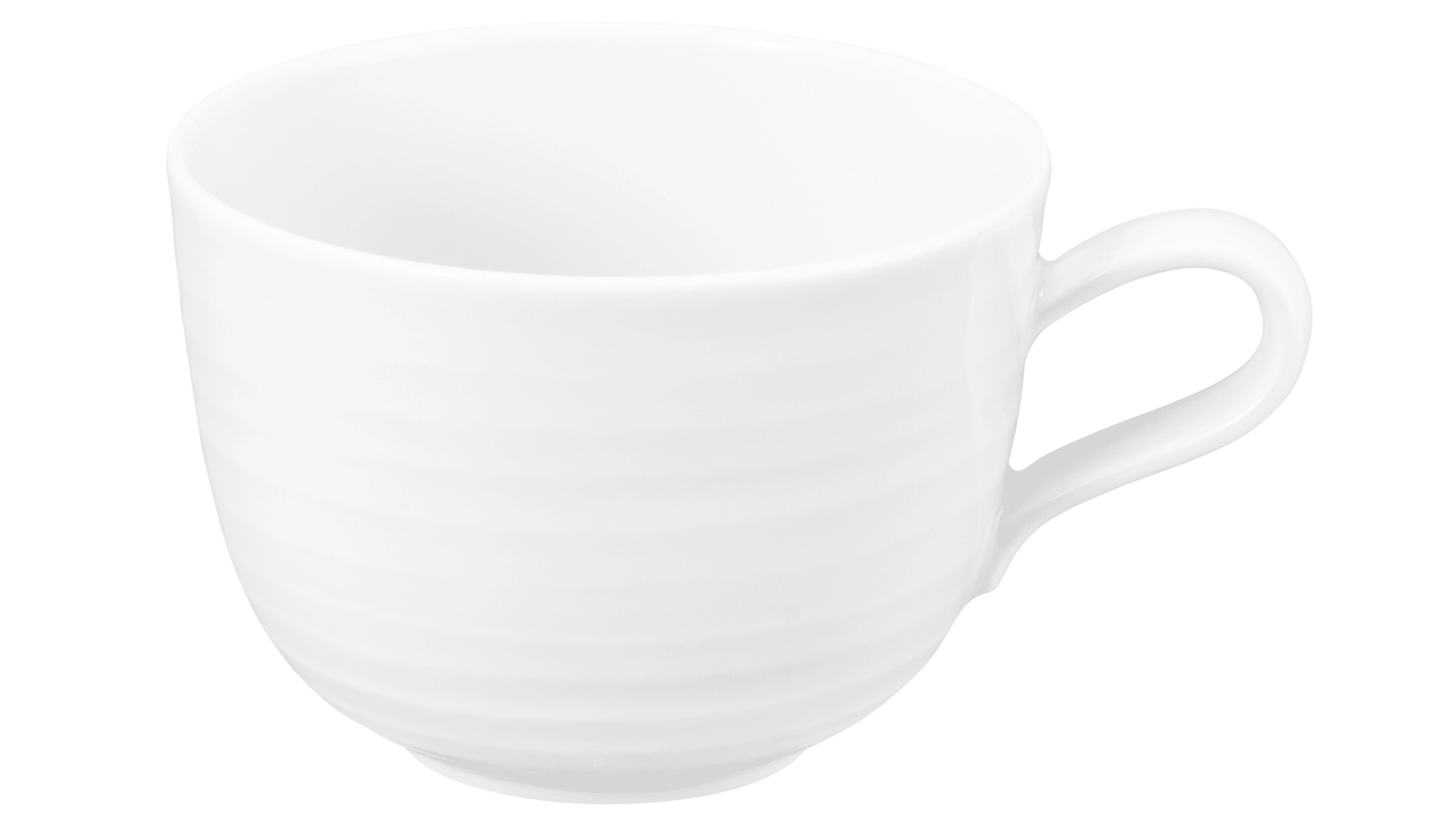 Seltmann Porzellan Terra Weiß Milchkaffeeobertasse 0,38 l