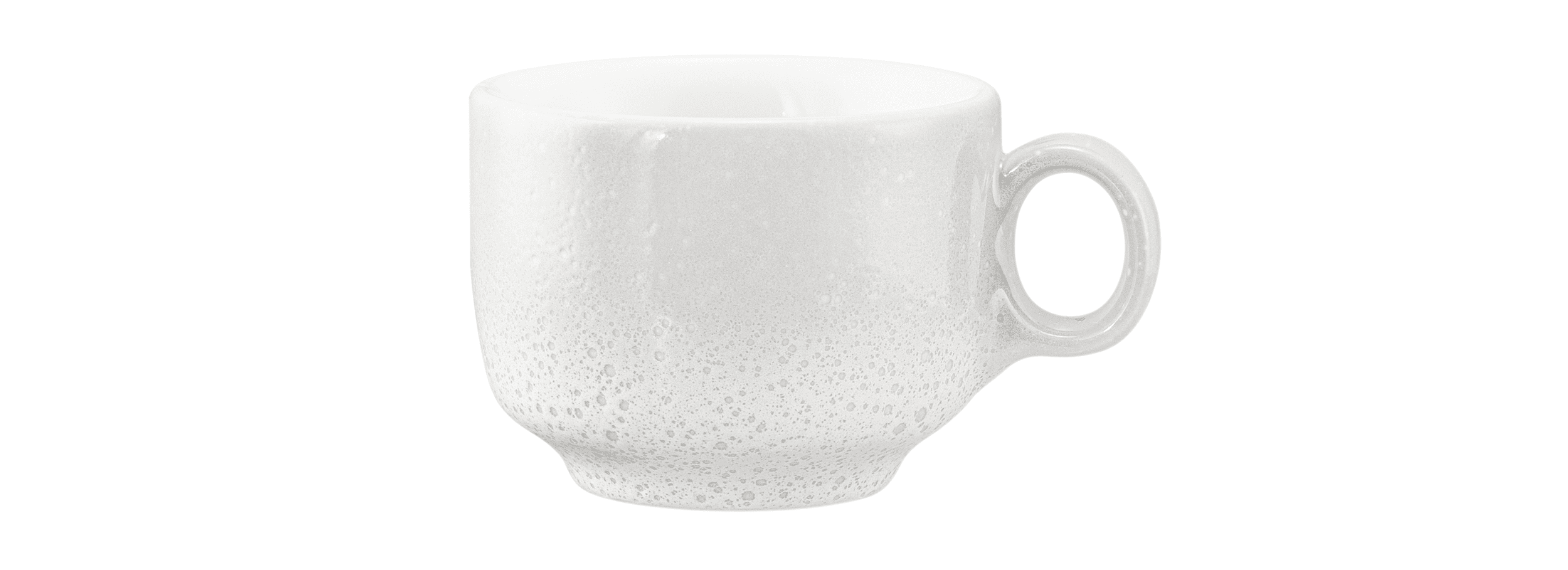 Seltmann Porzellan Sento Home Aura white Espressoobertasse 0,08 l mit Henkel