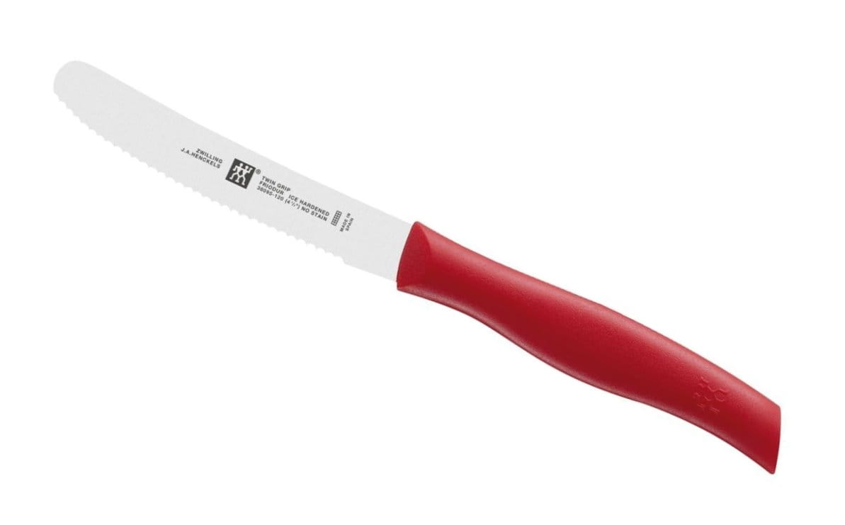 Zwilling TWIN Grip Gemüsemesser rot 12 cm