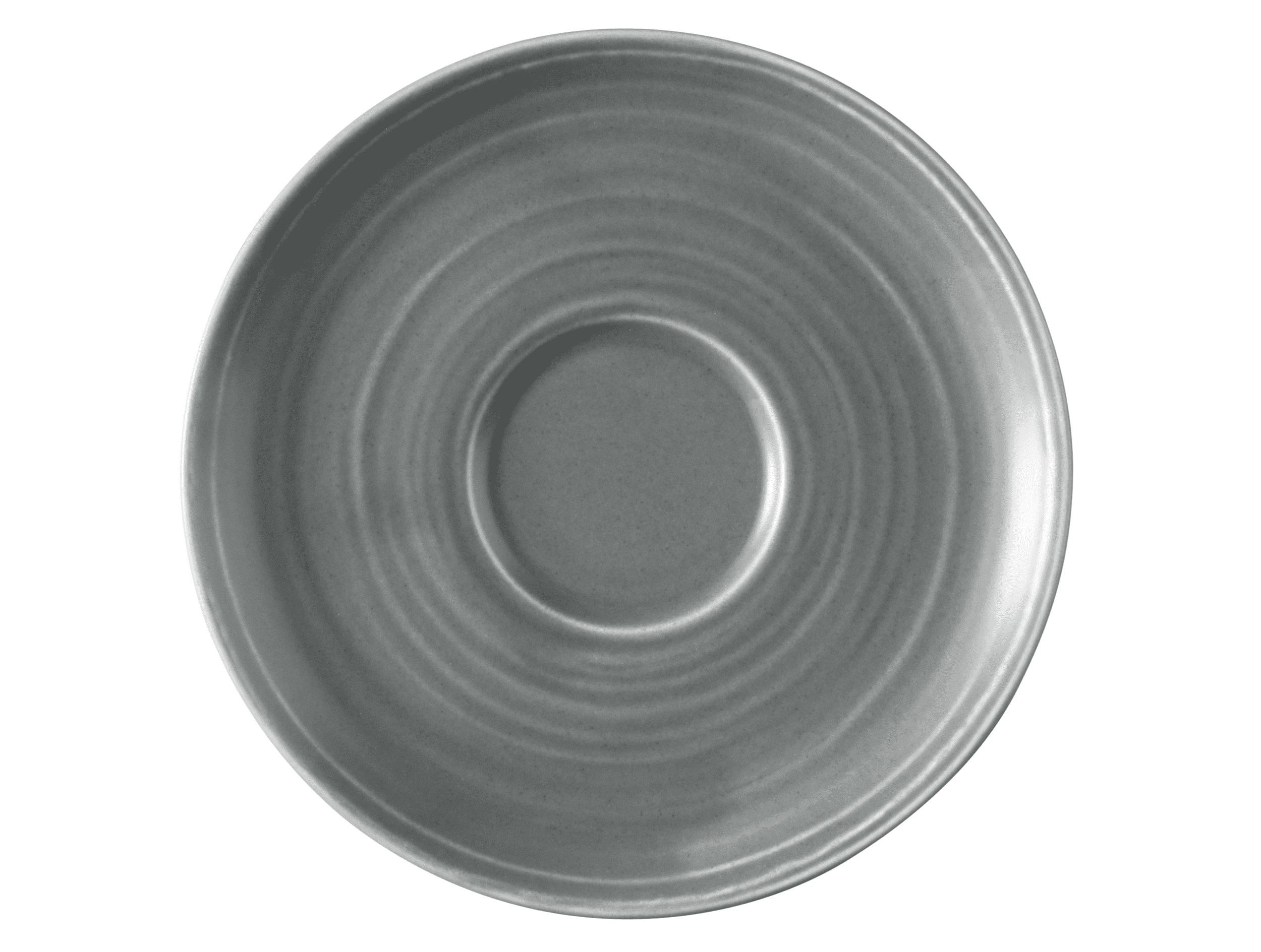 Seltmann Porzellan Terra Perlgrau Kombi-Untertasse groß 16,5 cm
