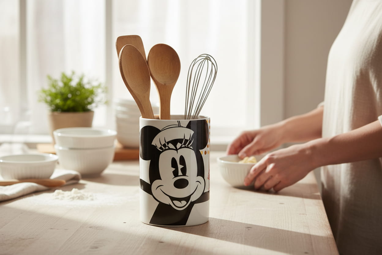 Gilde Disney Porzellan Utensilienhalter „Minnie – Enjoy“