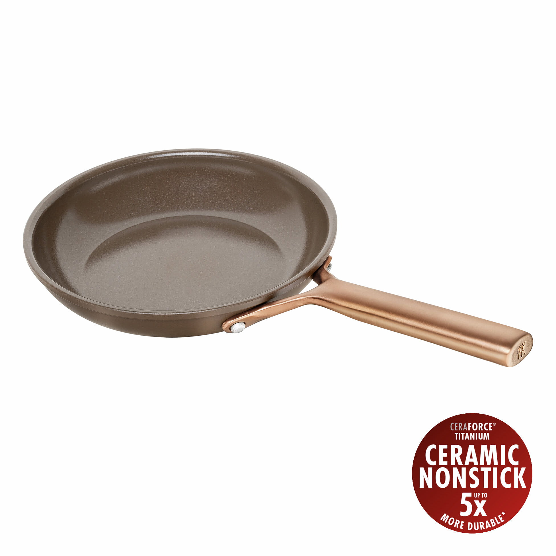 ZWILLING Milano Bratpfanne, 20 cm | Braun | Aluminium | Ceramic Titanium