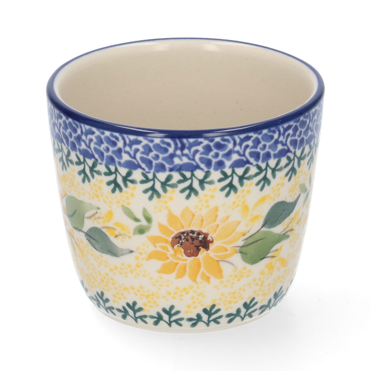 Bunzlau Castle Keramik Becher Tumbler 220 ml - van Gogh Sunflowers