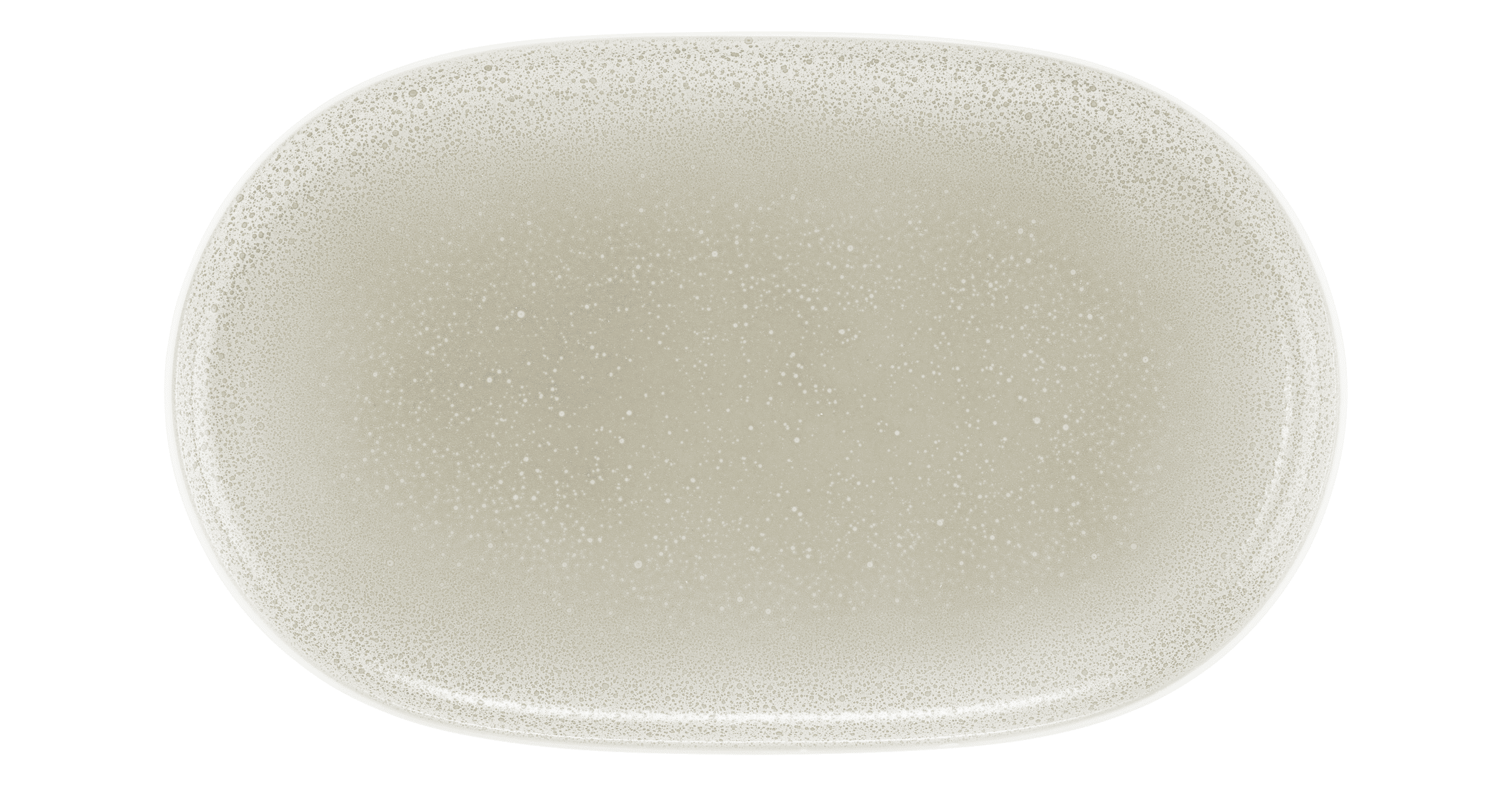 Seltmann Porzellan Sento Home Aura cream Teller/Servierplatte oval 33x20 cm