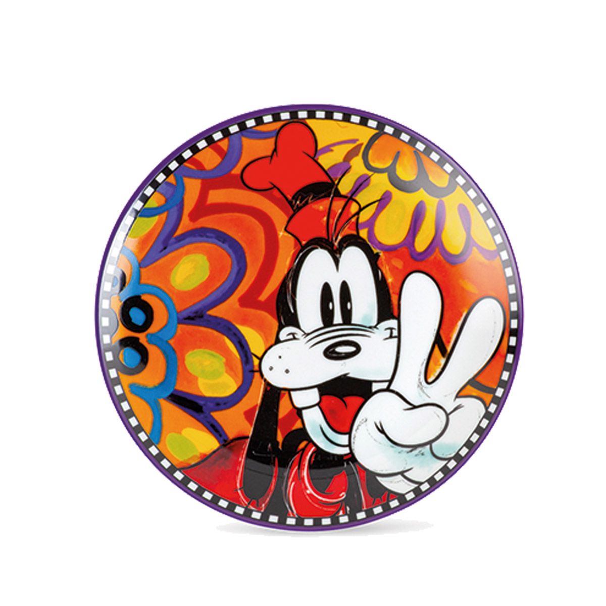 Gilde Disney Porzellan Dessertteller Goofy - Ø 19 cm