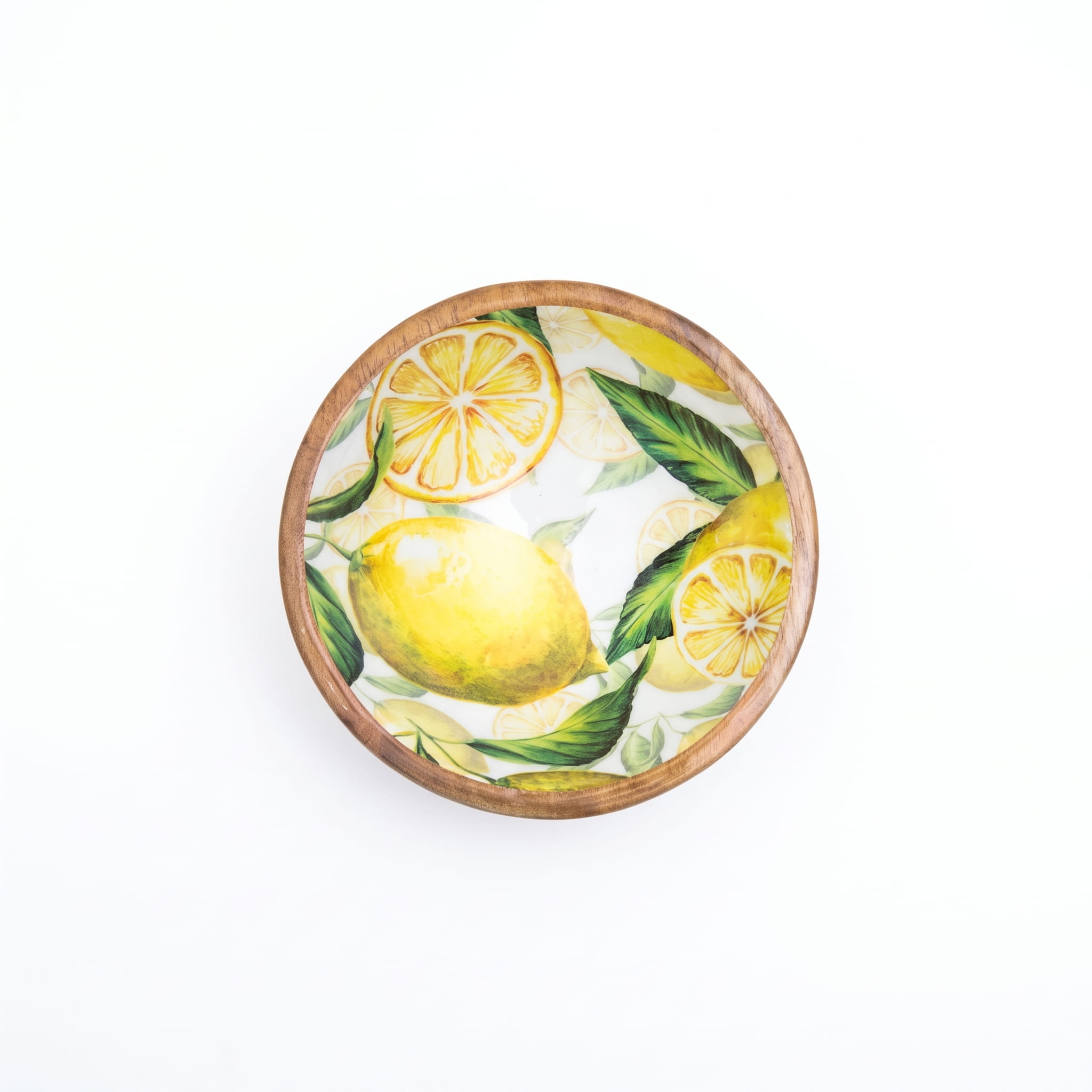 byRoom Mangoholz Schüssel Lemon Ø 18 cm, gelb