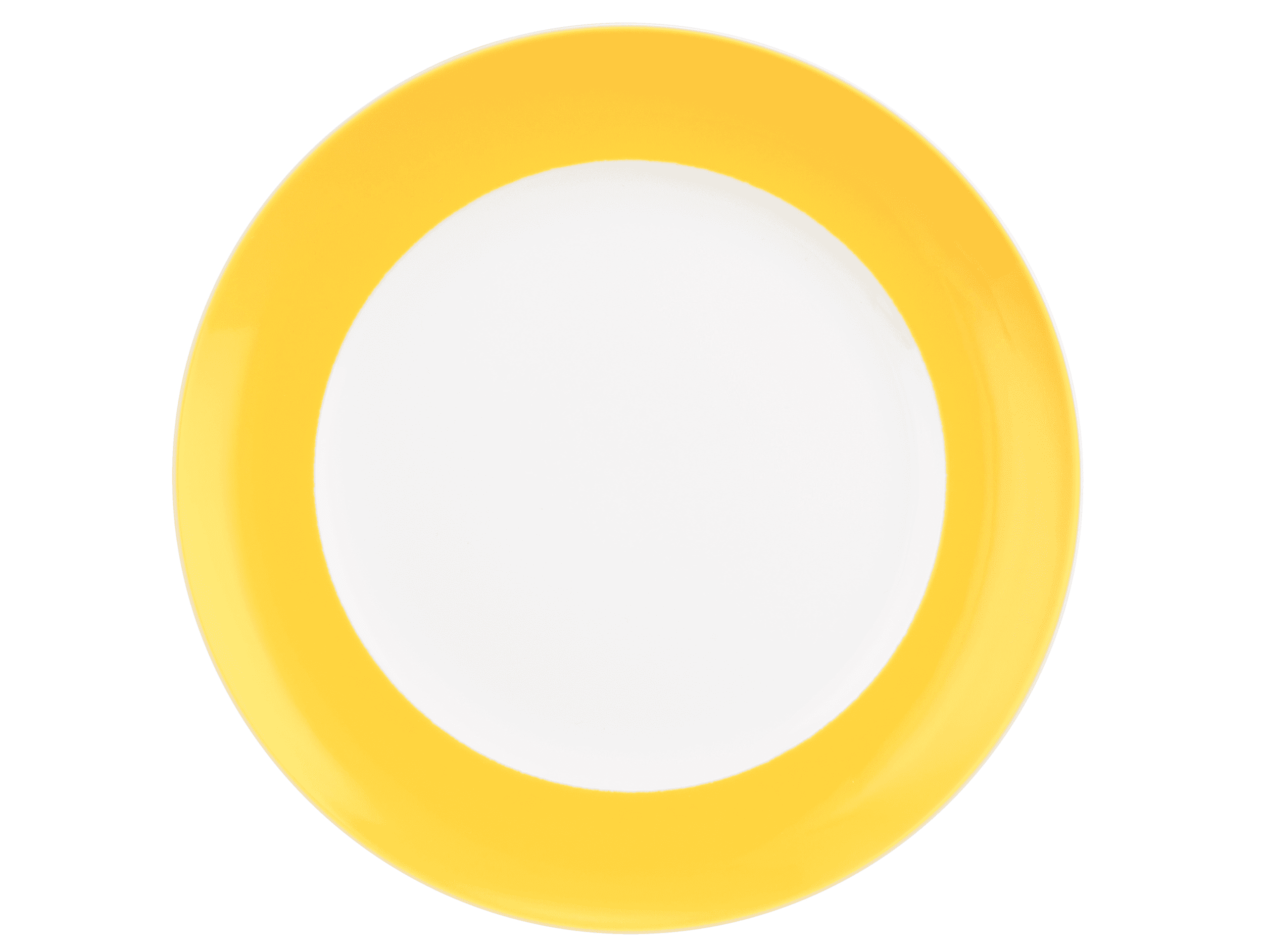 Seltmann Porzellan Liberty Pure Colors yellow glow Frühstücksteller rund 22,5 cm Fahne