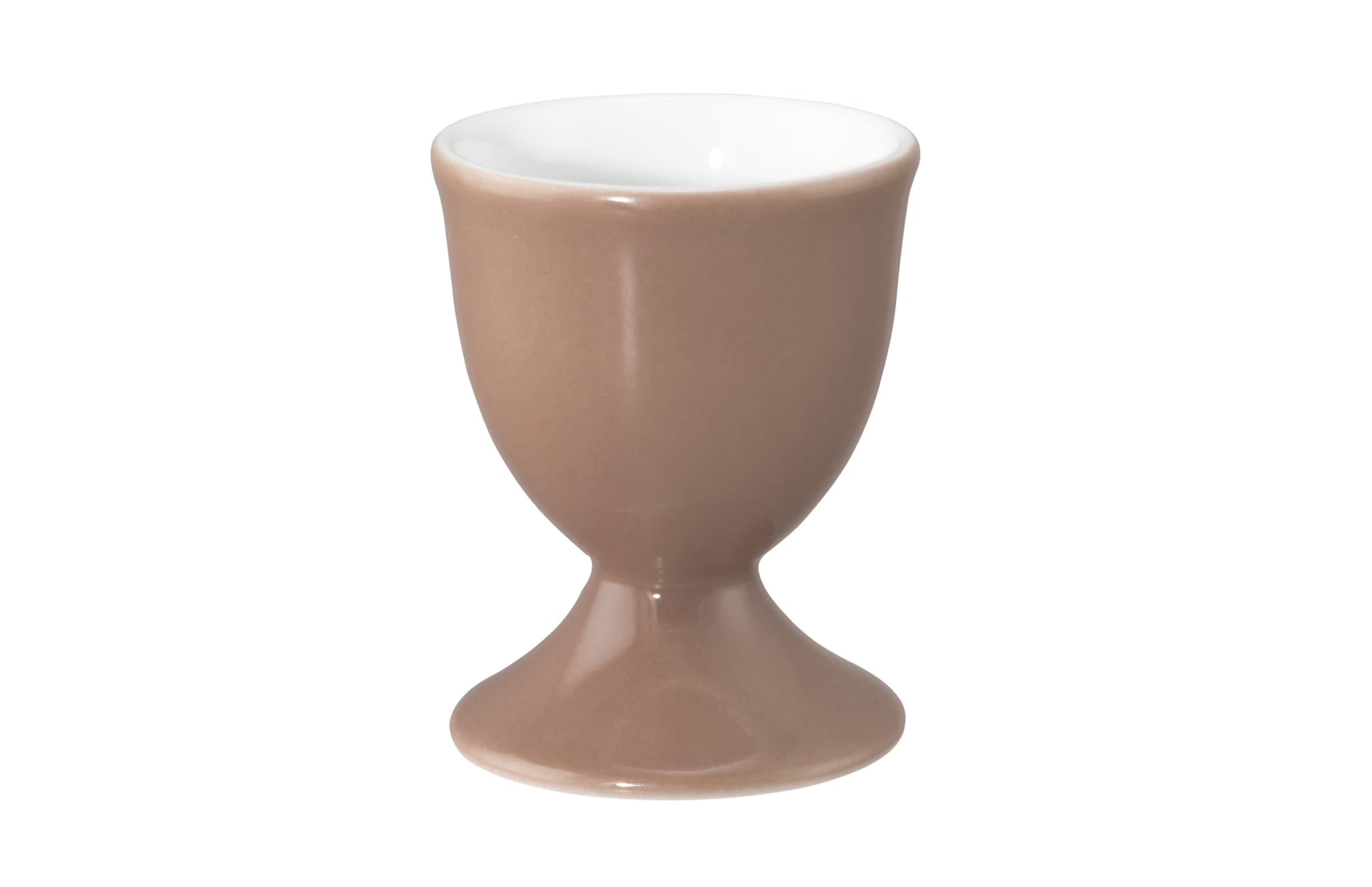 Seltmann Porzellan Liberty Pure Colors cocoa brown Eierbecher auf Fuß