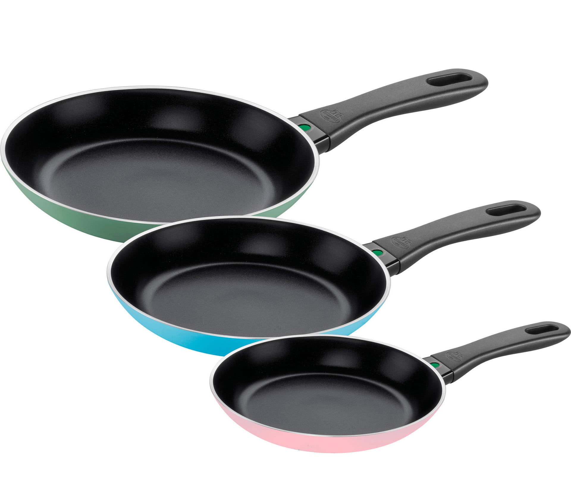 Ballarini Caprera Bratpfannenset 3-tlg.  gemischte Farben, Aluminium