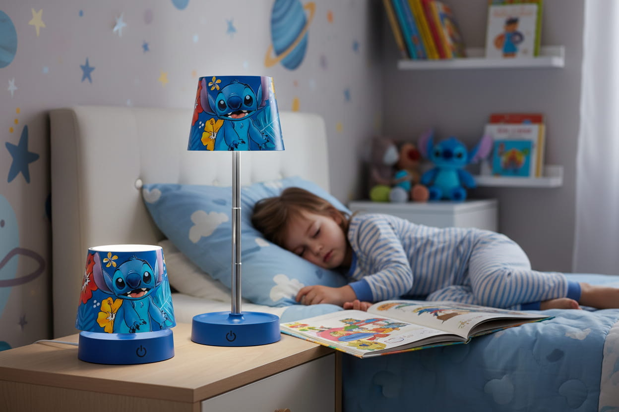Gilde Disney Tischleuchte (LED) rund „Stitch“
