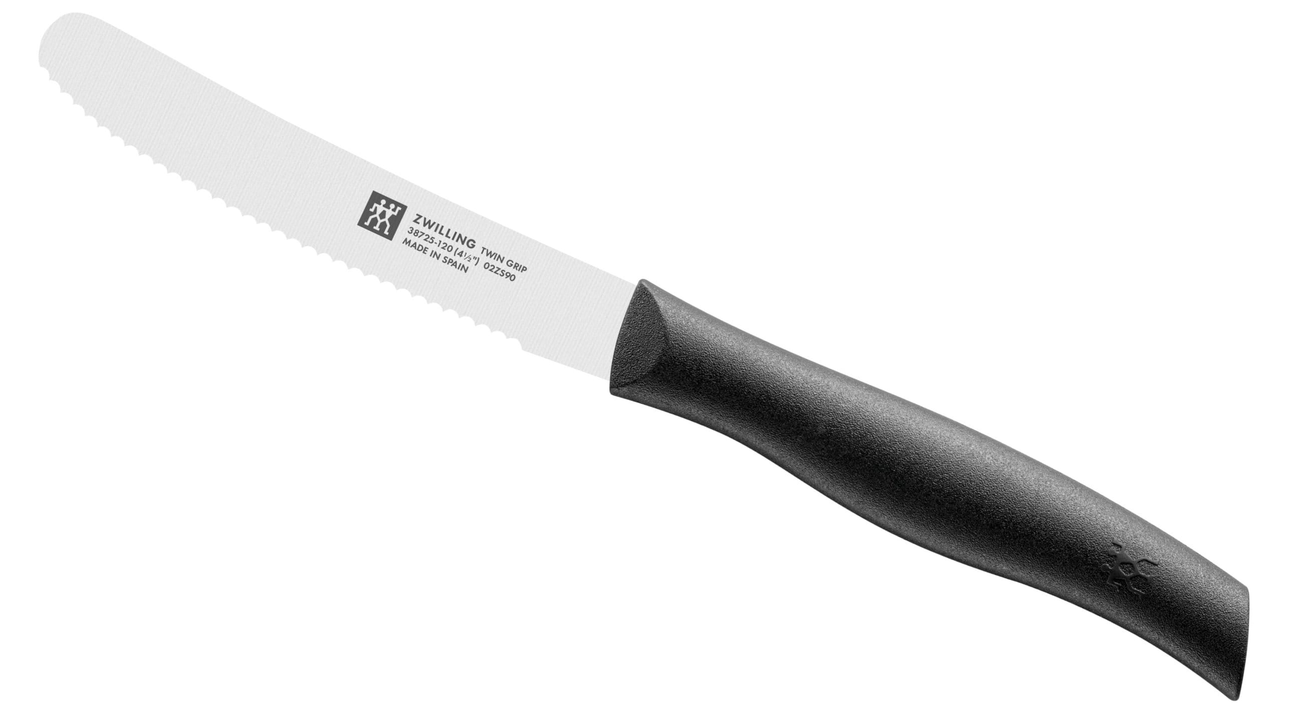 Zwilling  Messer Twin Grip Universalmesser 120 mm Schwarz