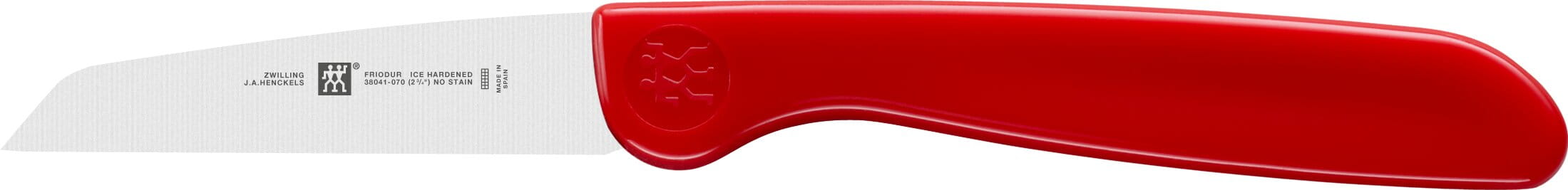 Zwilling Twin Grip Gemüsemesser rot 7 cm