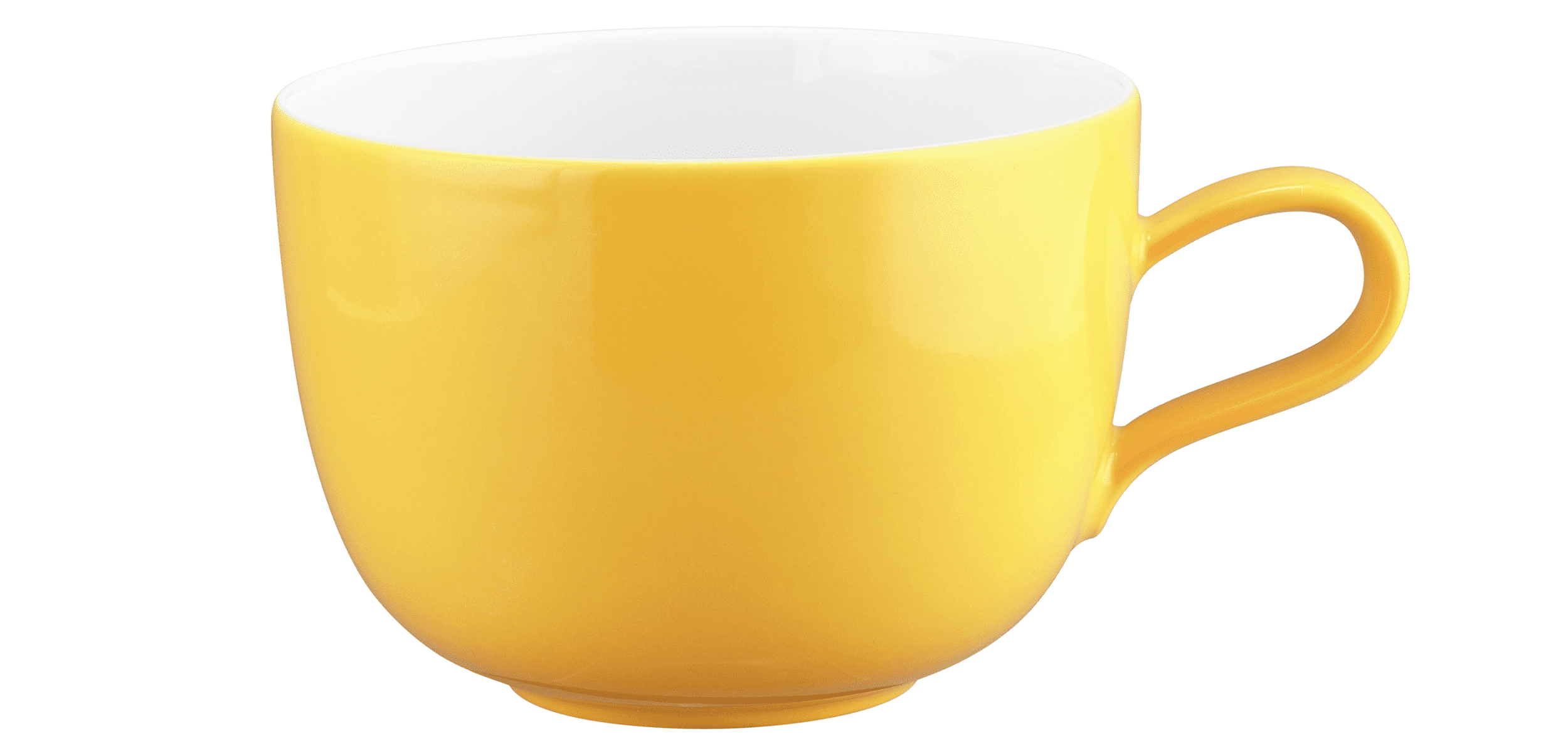 Seltmann Porzellan Liberty Pure Colors yellow glow Milchkaffeeobertasse 0,38 l