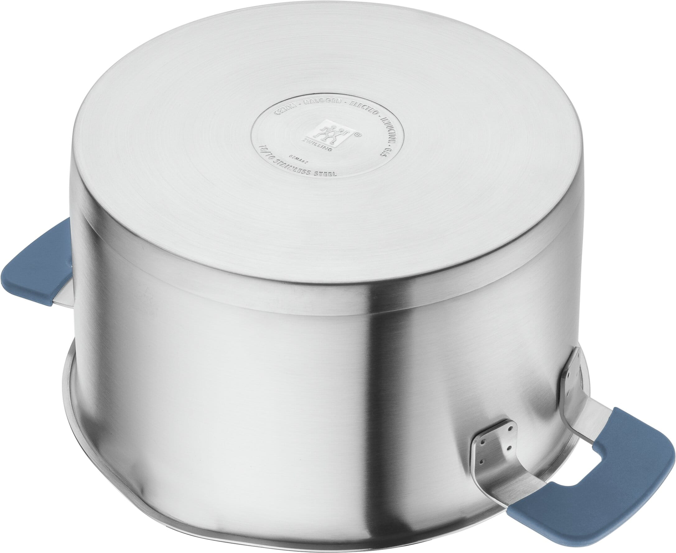 Zwilling Simplify Topfset Edelstahö Taubenblau Detailfoto
