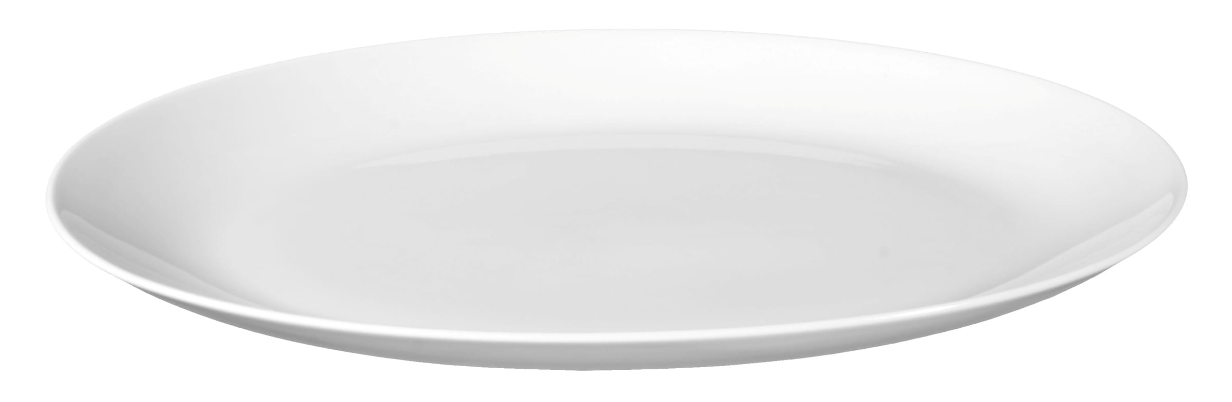 Seltmann Porzellan Lido Weiß uni Servierplatte oval 28 x 19 cm