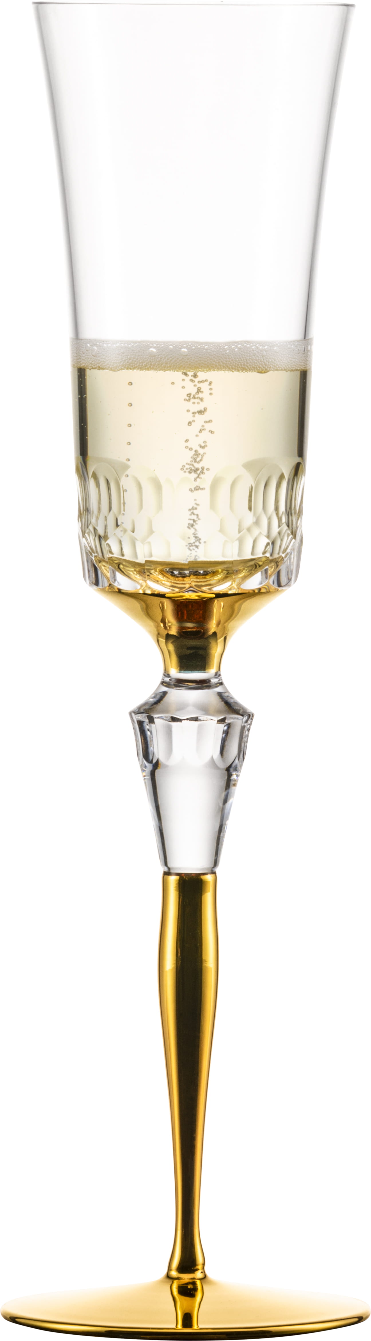 Eisch Glas Champagner Exklusiv 2 Champagnergläser 596/74 Gold im Geschenkkarton