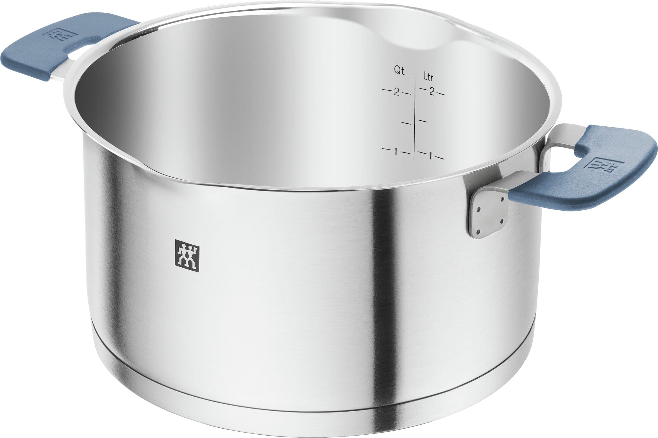 Zwilling Simplify Topfset Edelstahö Taubenblau Detailfoto