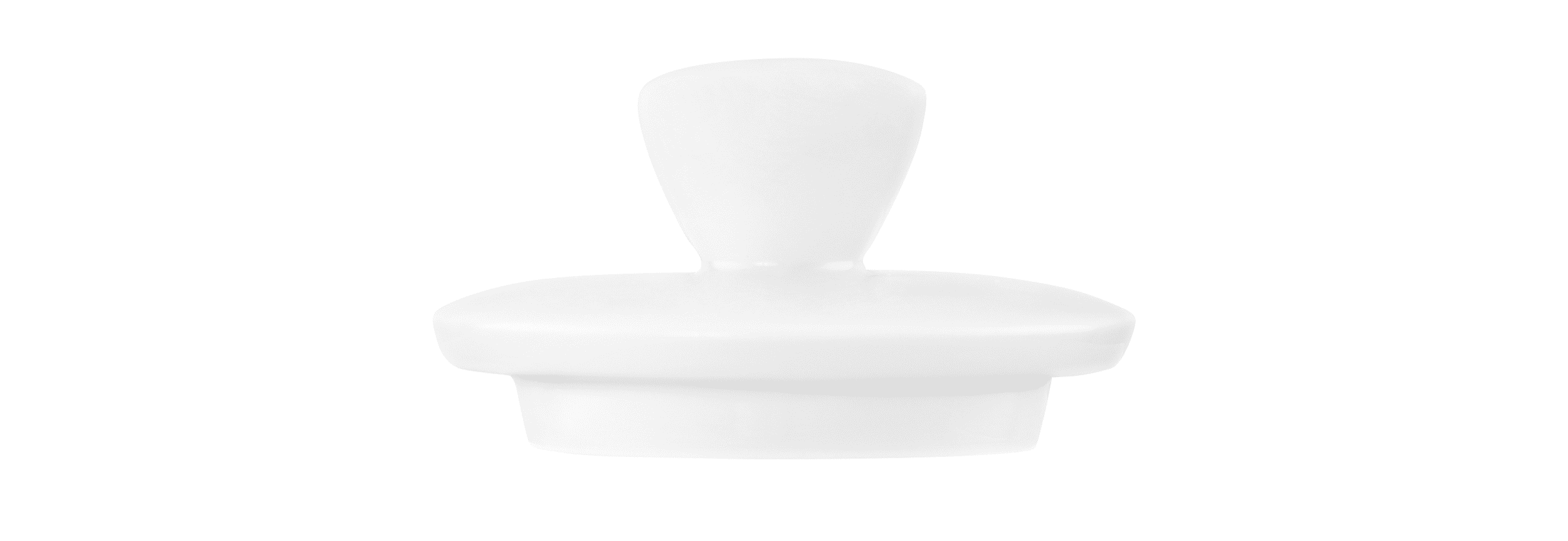 Seltmann Porzellan Liberty Weiß Deckel zur Zuckerdose 0,26 l