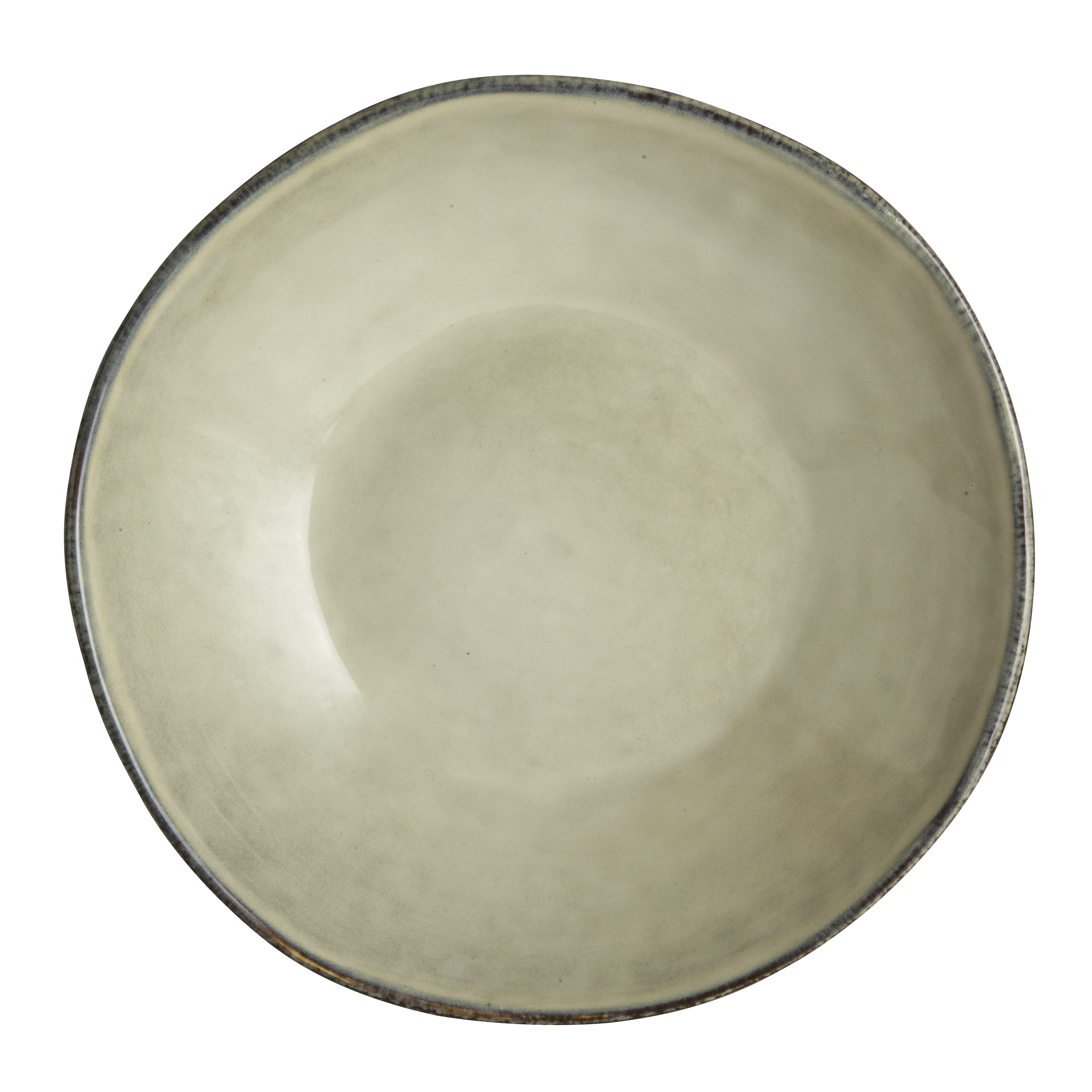 Dutch Rose Organic Teller tief 23,5 cm creme
