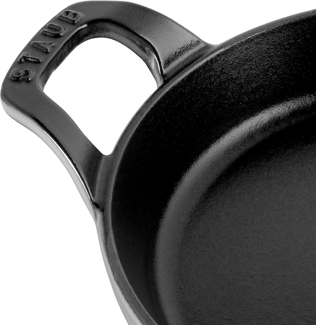 Staub Stapelbare Auflaufform, rund, grau, 16 cm