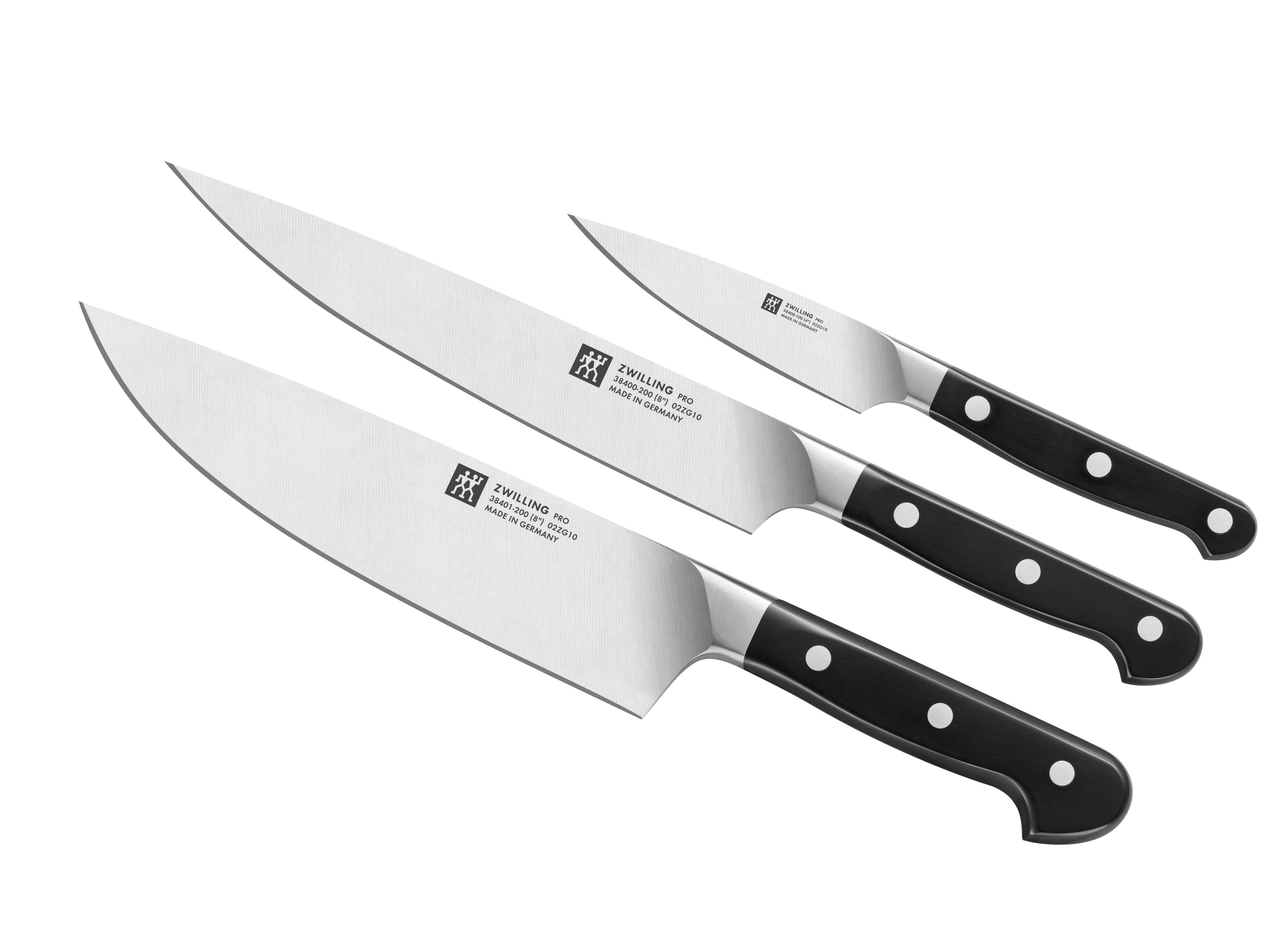 Zwilling Pro 3tlg Messerset Lifestylefoto