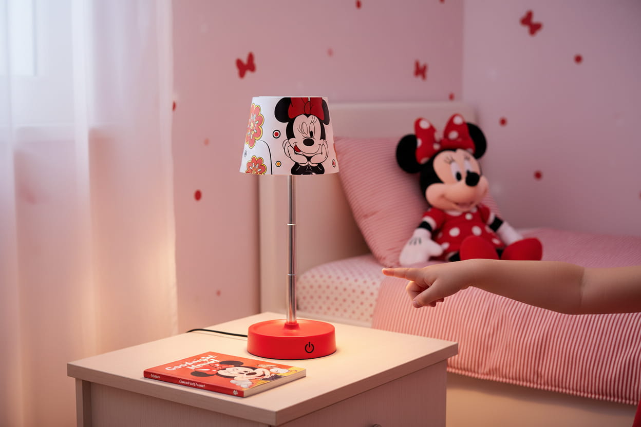 Gilde Disney Tischleuchte (LED) rund „Minnie“