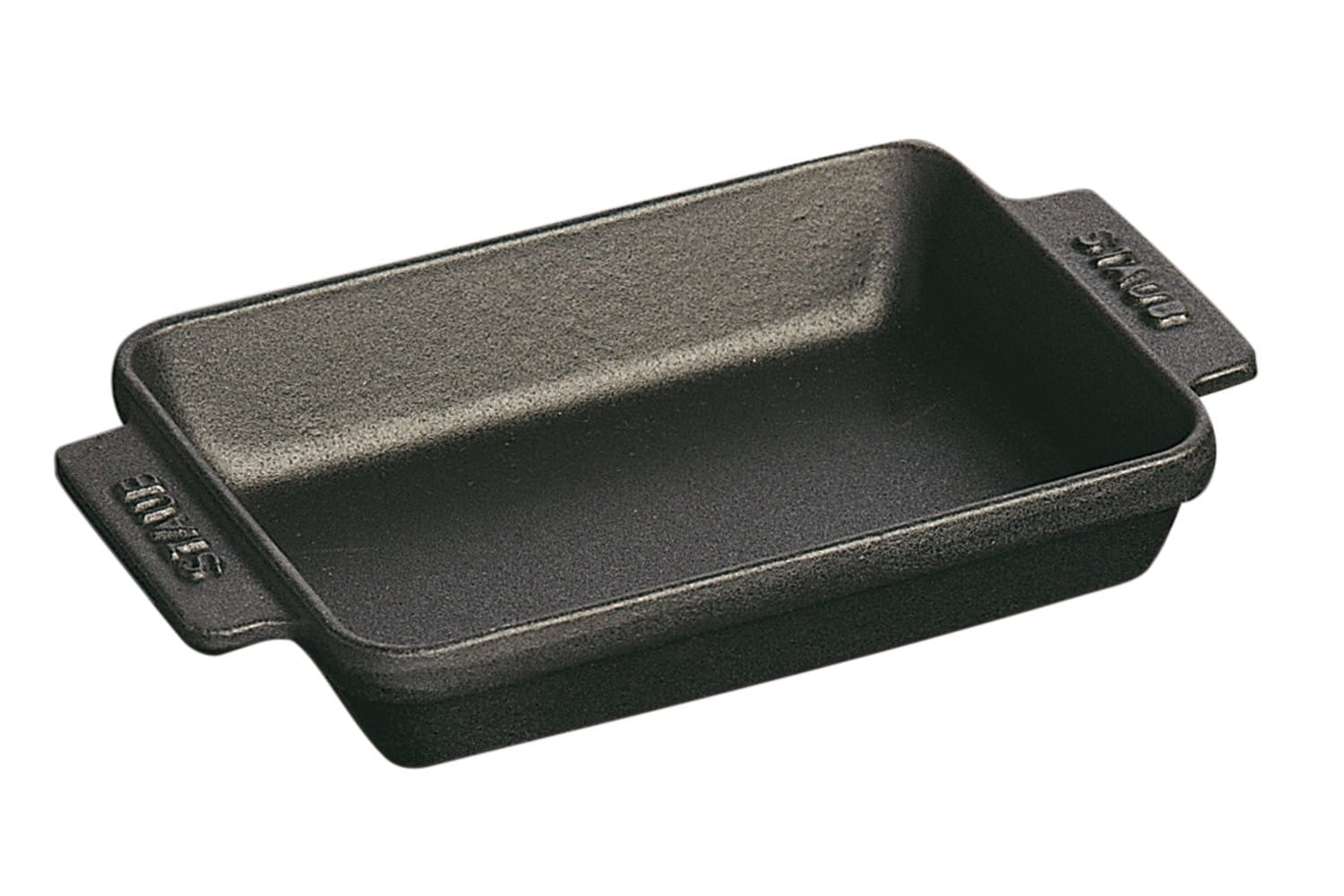 Staub Spezialitäten Ofenformenset quadratisch, 6-teilig, 15 x 11 cm, Schwarz