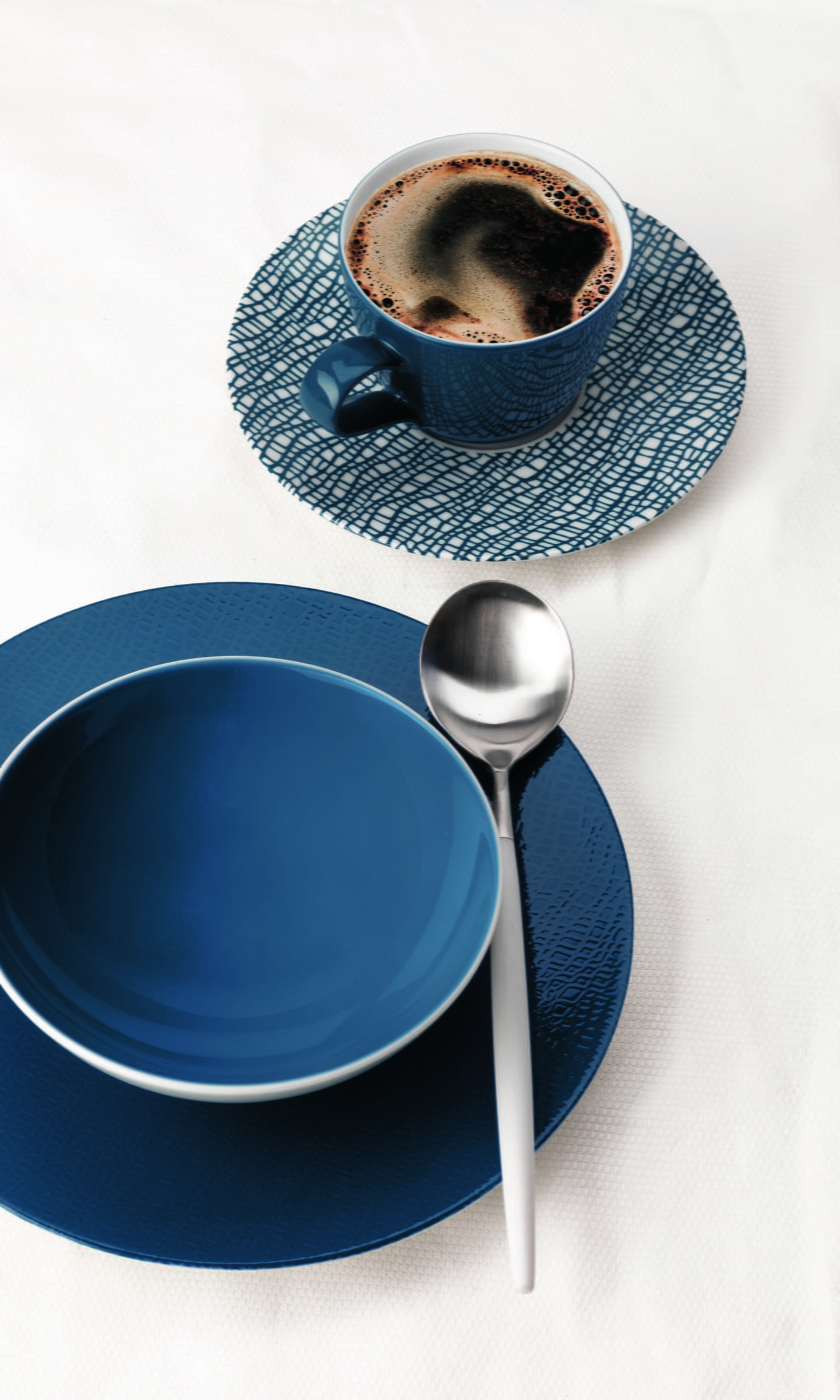 Seltmann Porzellan Life Fashion classic blue Kombi-Untertasse 16,5 cm
