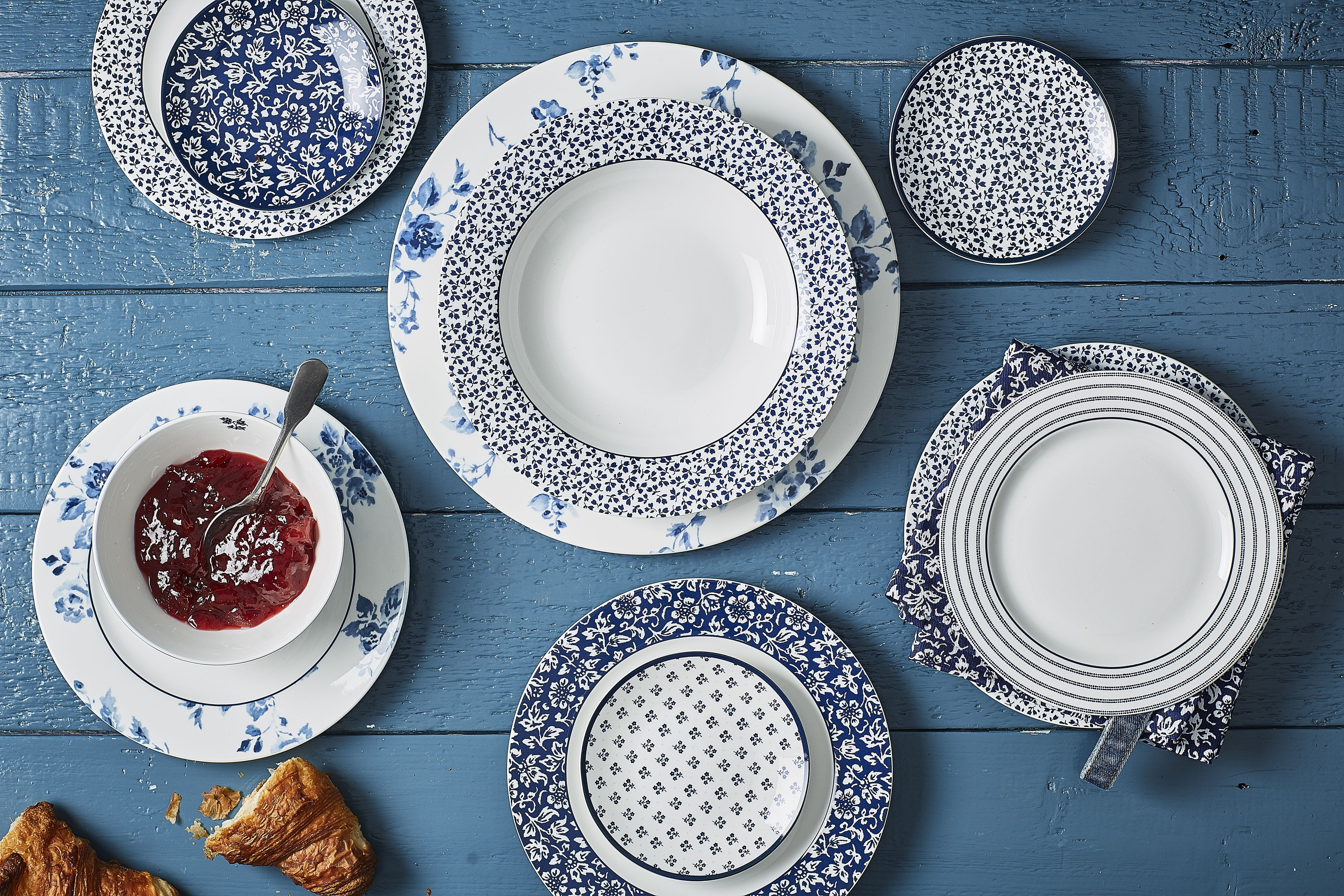 Laura Ashley Blueprint Porzellan Teller 20 cm Sweet Alyssum